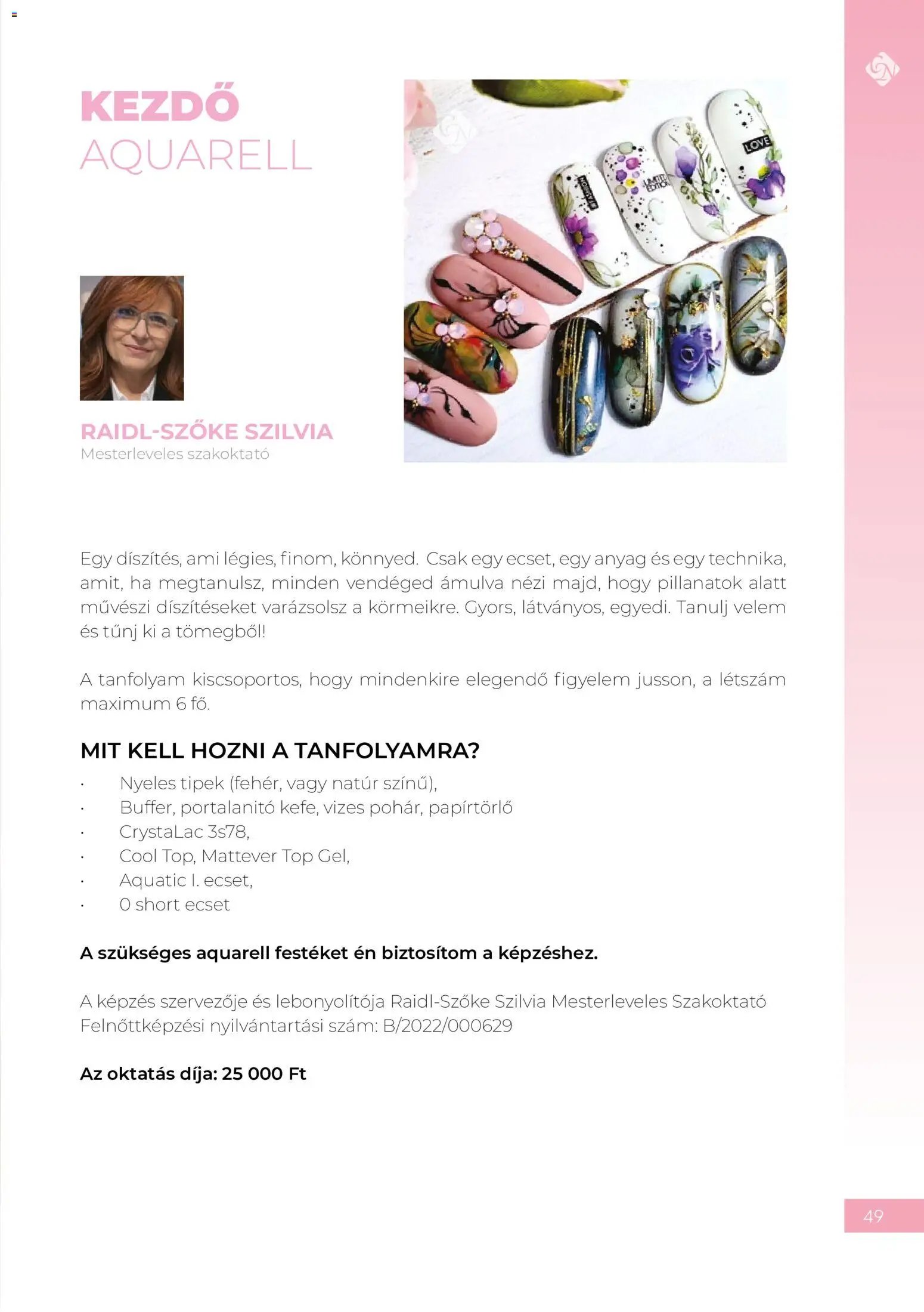 Crystal Nails Oktatási kézikönyv 2026 Nyár