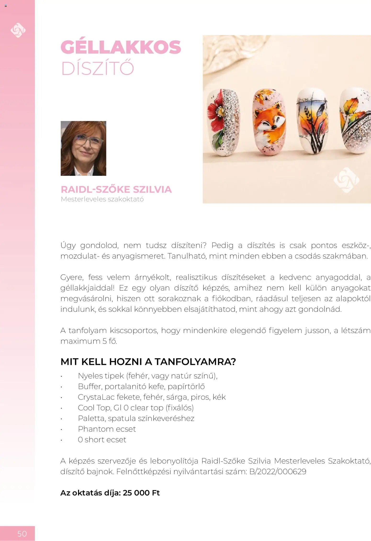 Crystal Nails Oktatási kézikönyv 2026 Nyár
