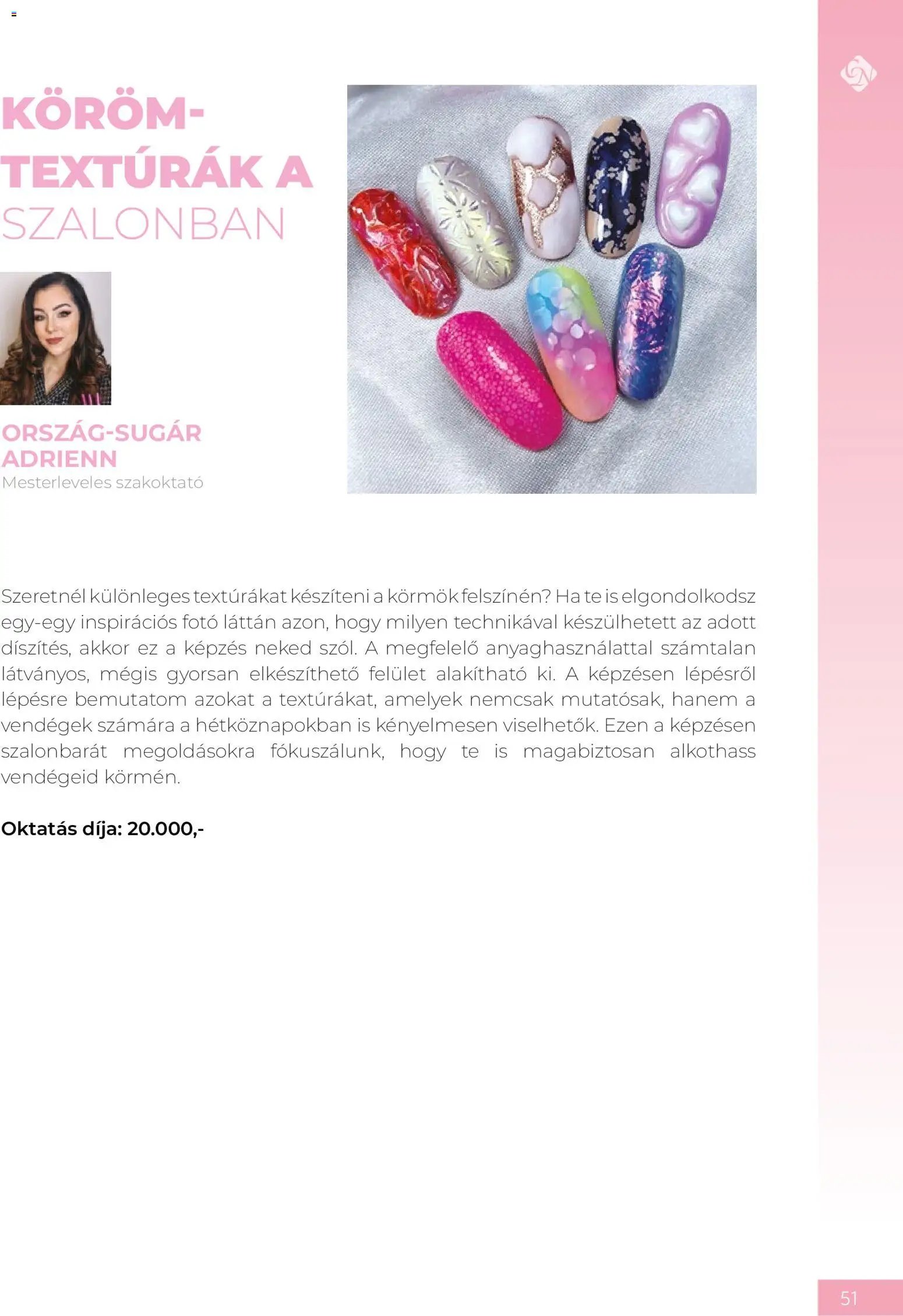 Crystal Nails Oktatási kézikönyv 2026 Nyár