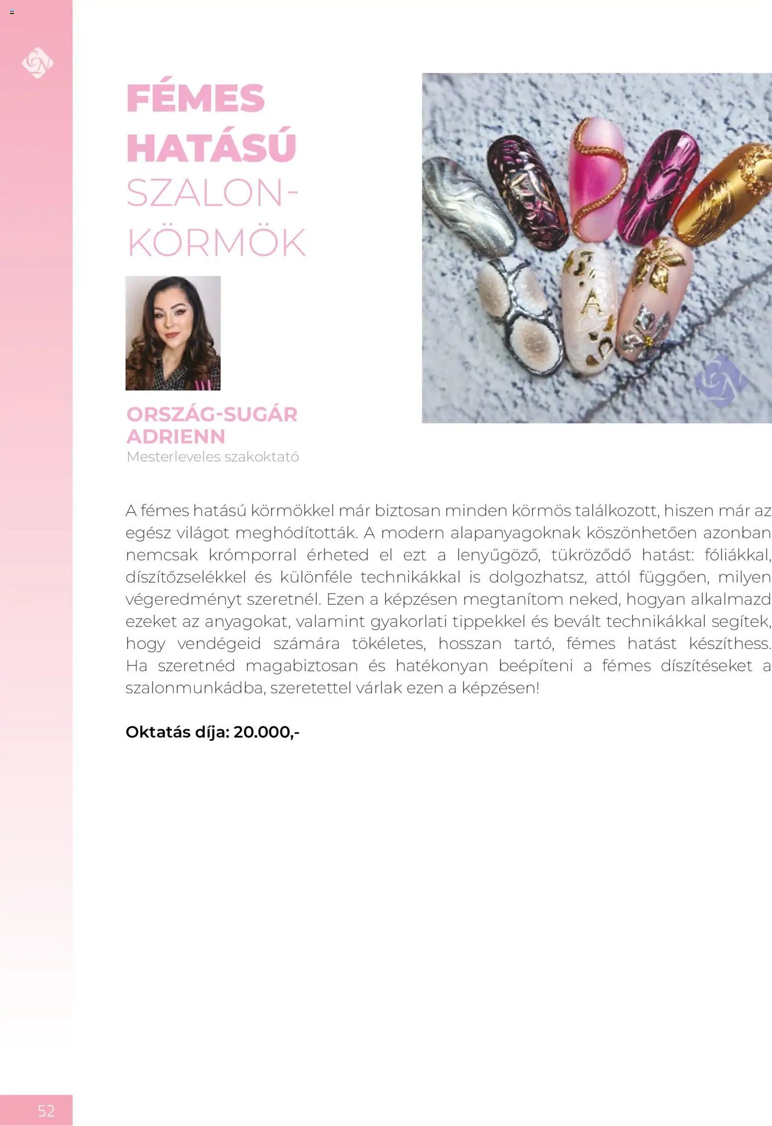 Crystal Nails Oktatási kézikönyv 2026 Nyár