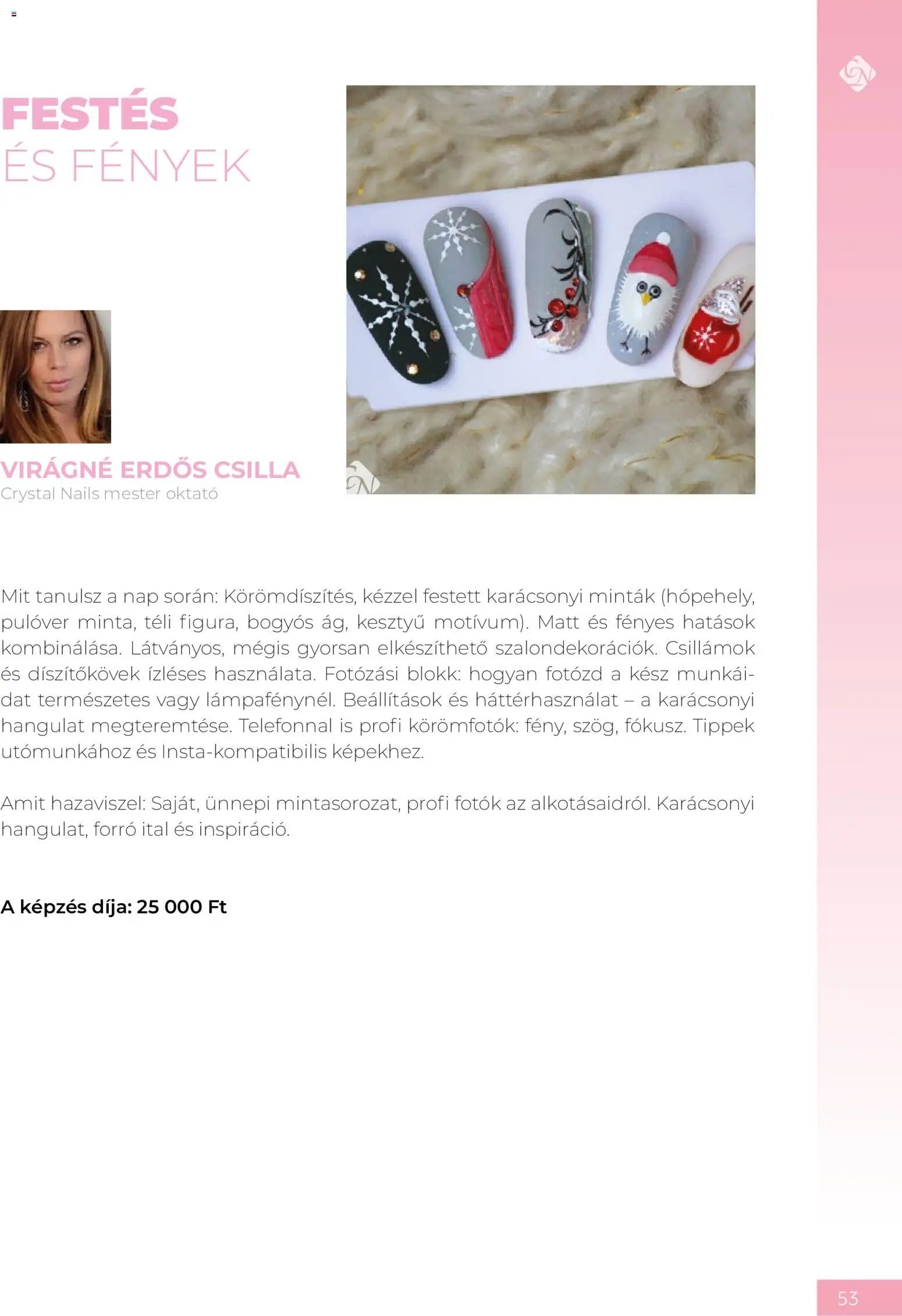 Crystal Nails Oktatási kézikönyv 2026 Nyár