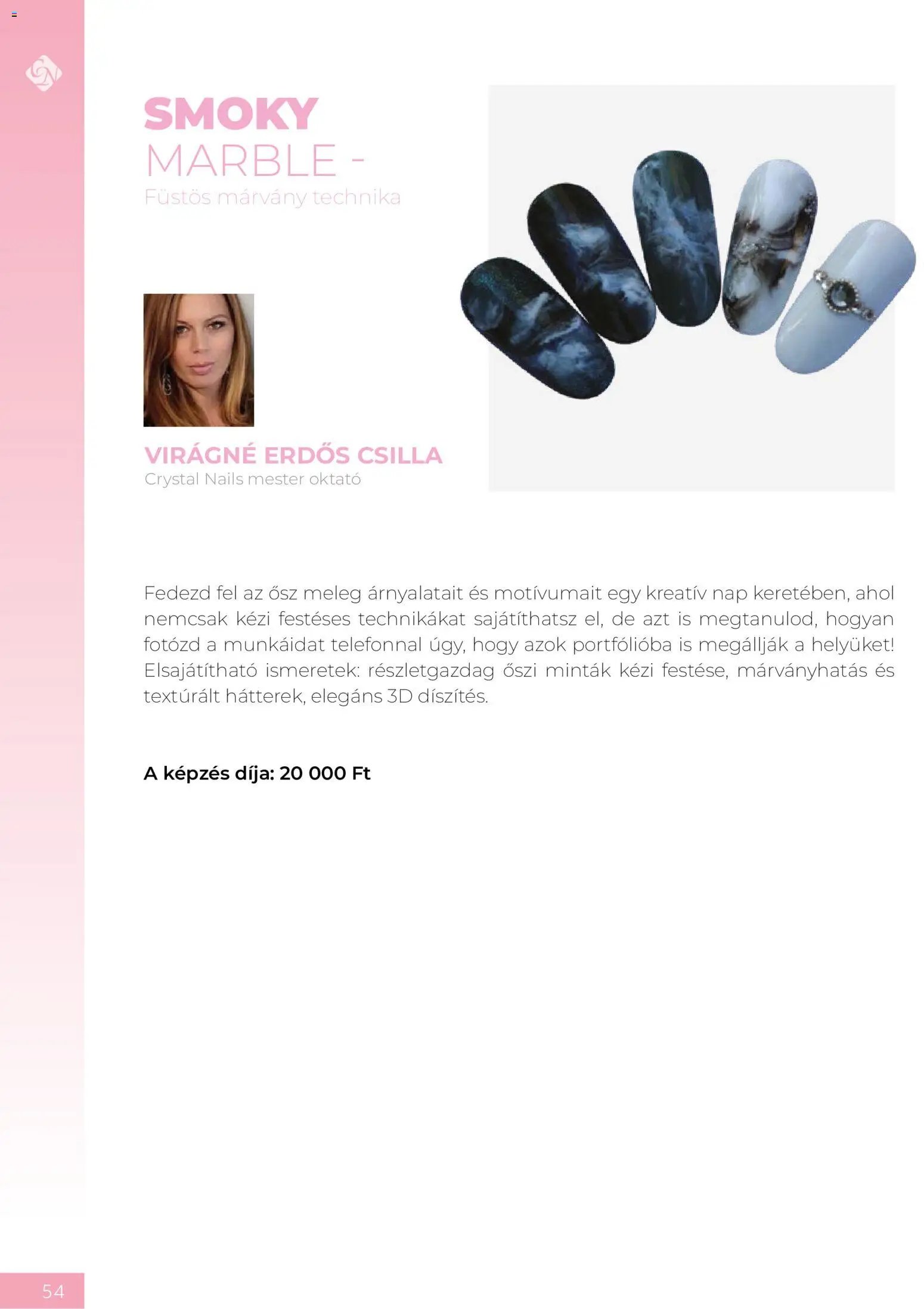 Crystal Nails Oktatási kézikönyv 2026 Nyár