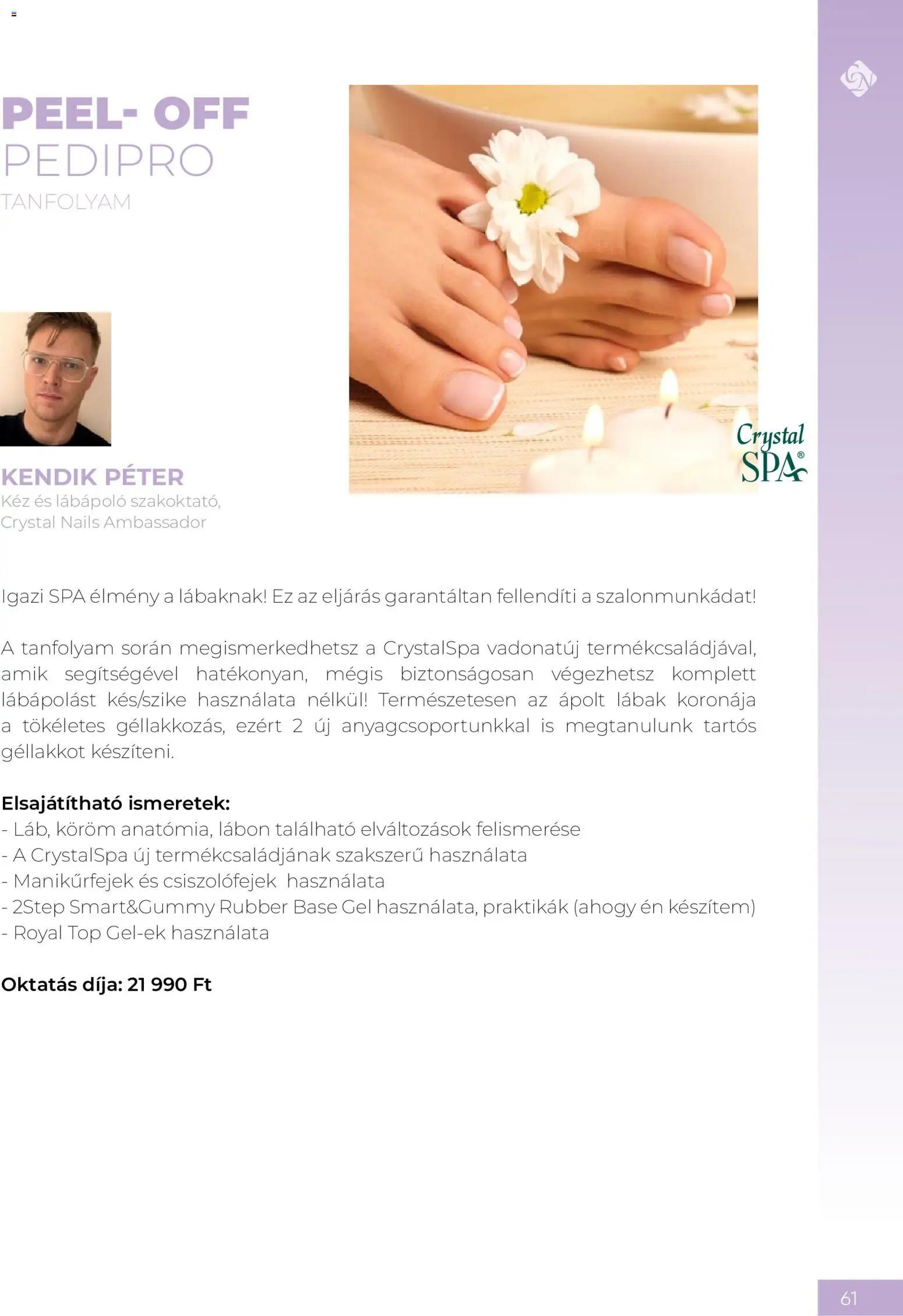 Crystal Nails Oktatási kézikönyv 2026 Nyár