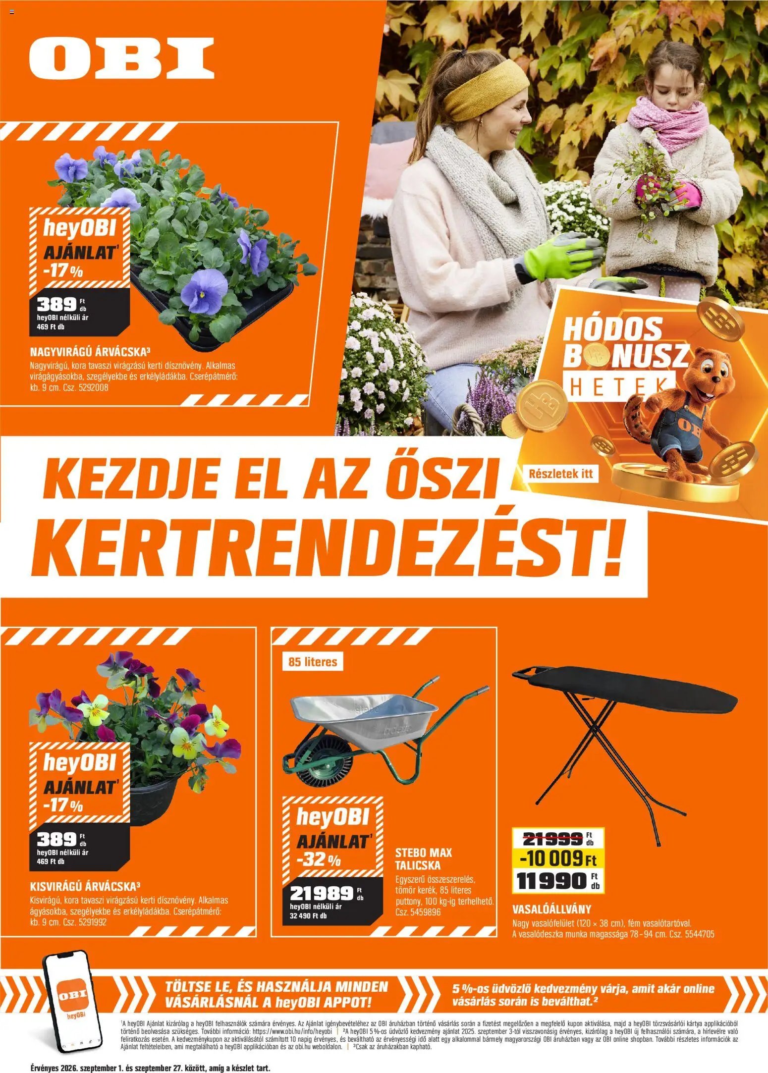 OBI akciós újság