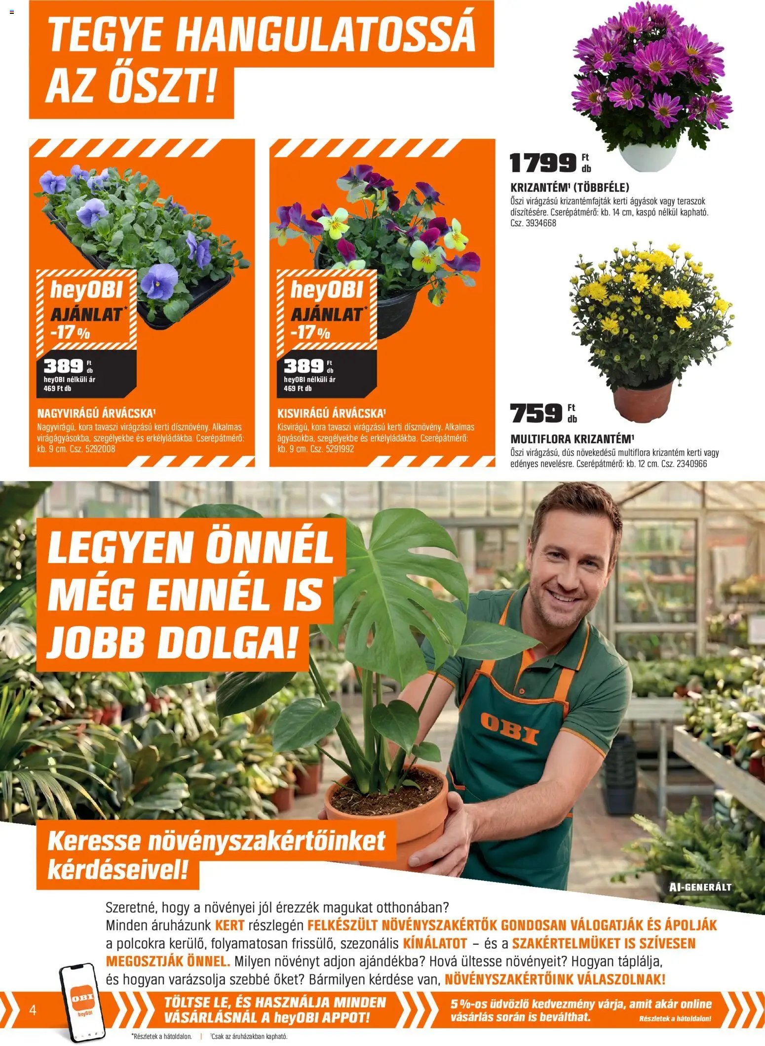 OBI akciós újság