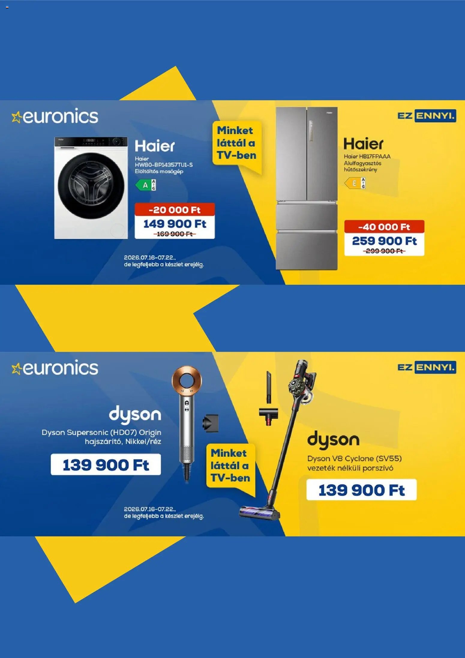 Euronics akciós újság