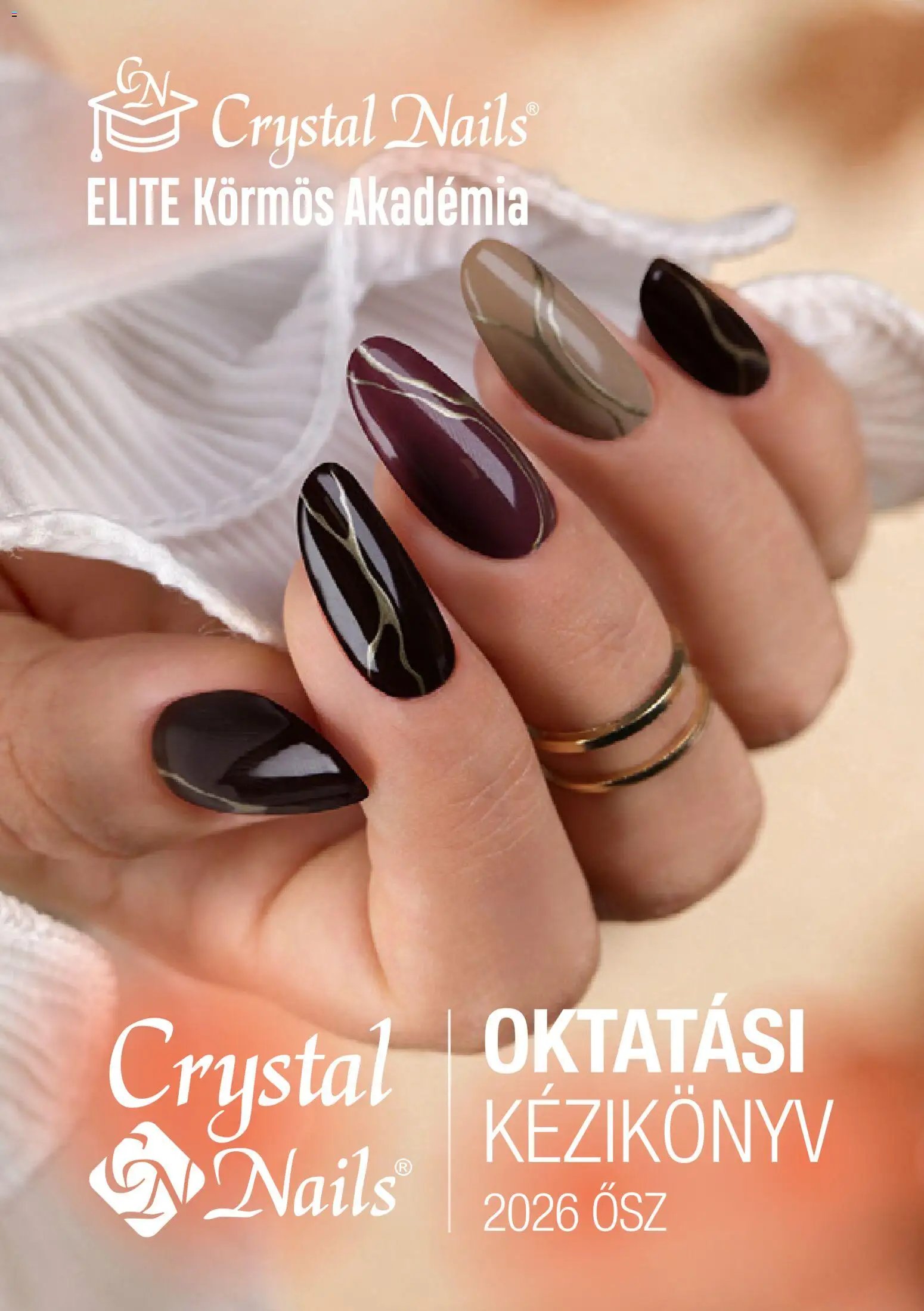 Crystal Nails oktatási kézikönyv 2026 Ősz