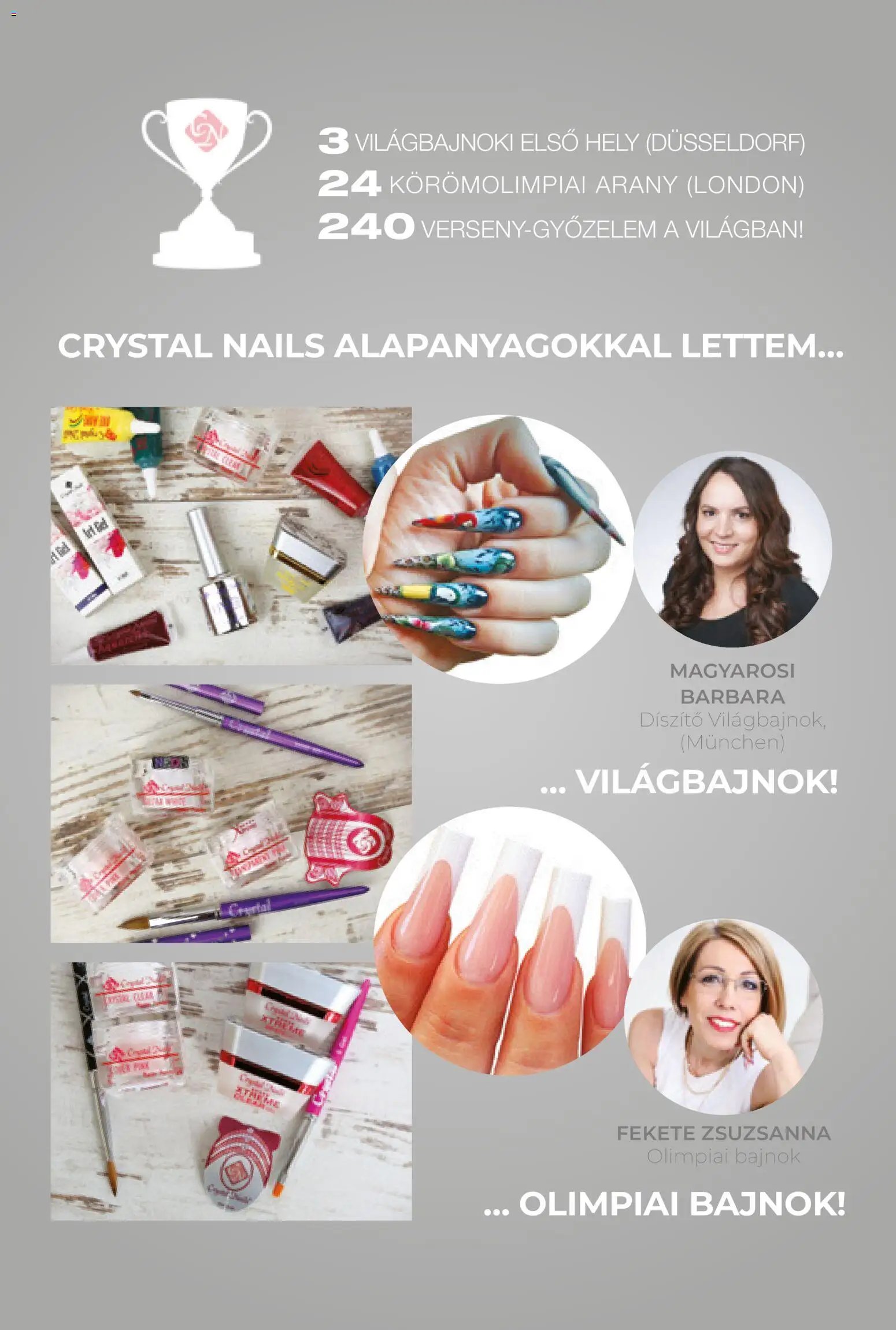 Crystal Nails oktatási kézikönyv 2026 Ősz