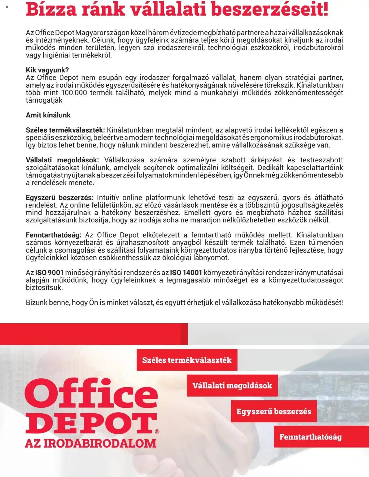 Office Depot Akciós újság (2025-04-10 - 2026-12-31)
