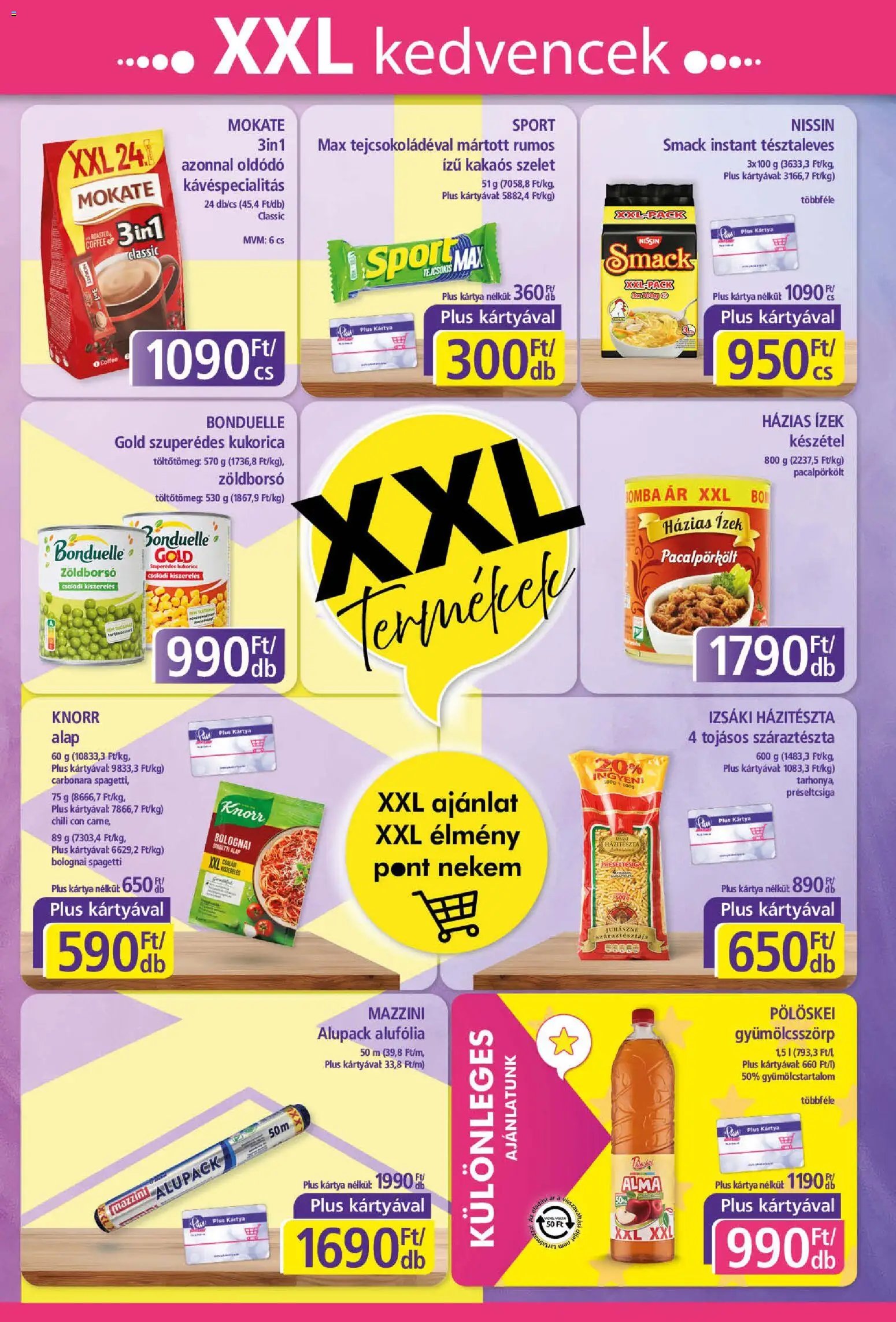 Plus Market akciós újság