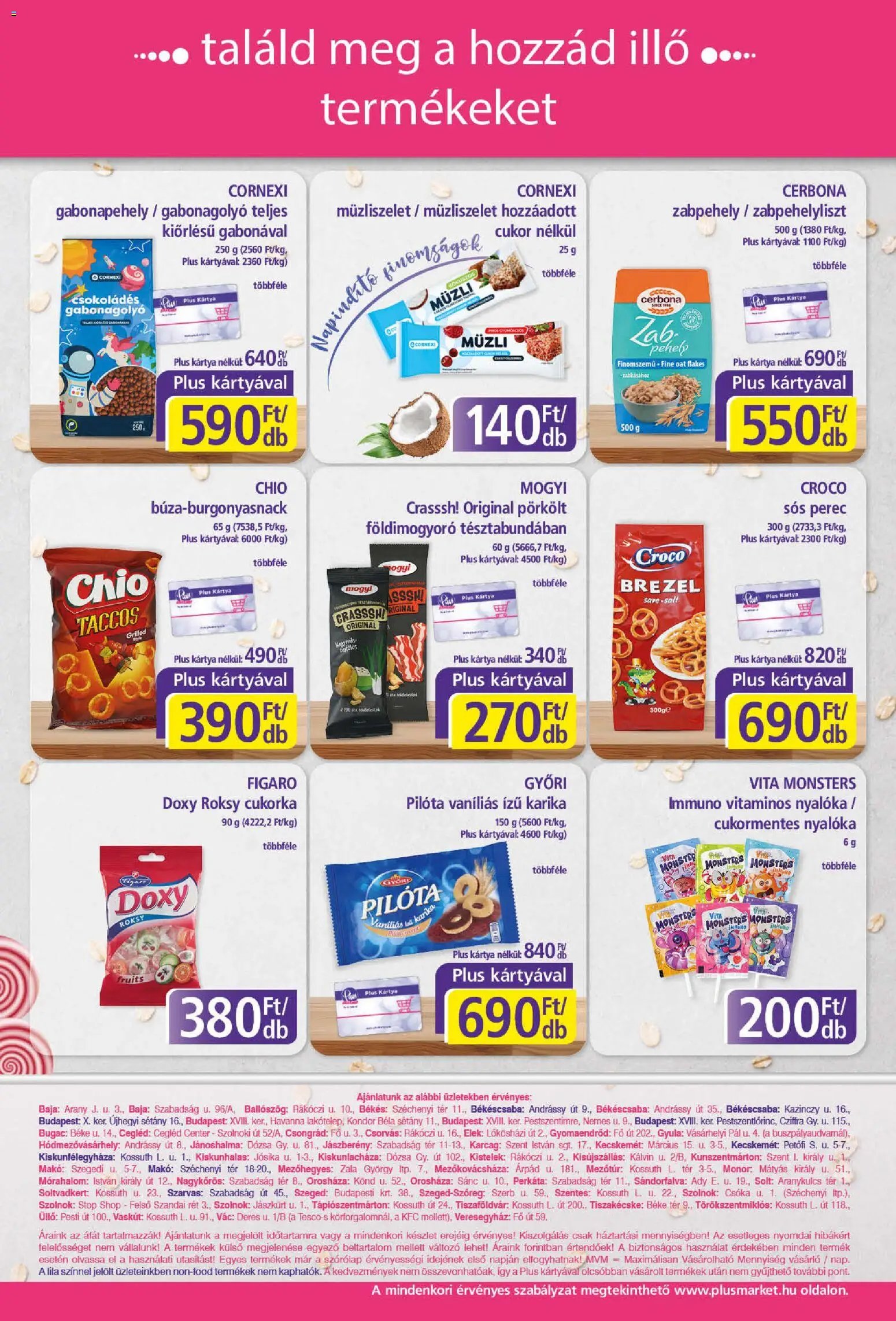 Plus Market akciós újság