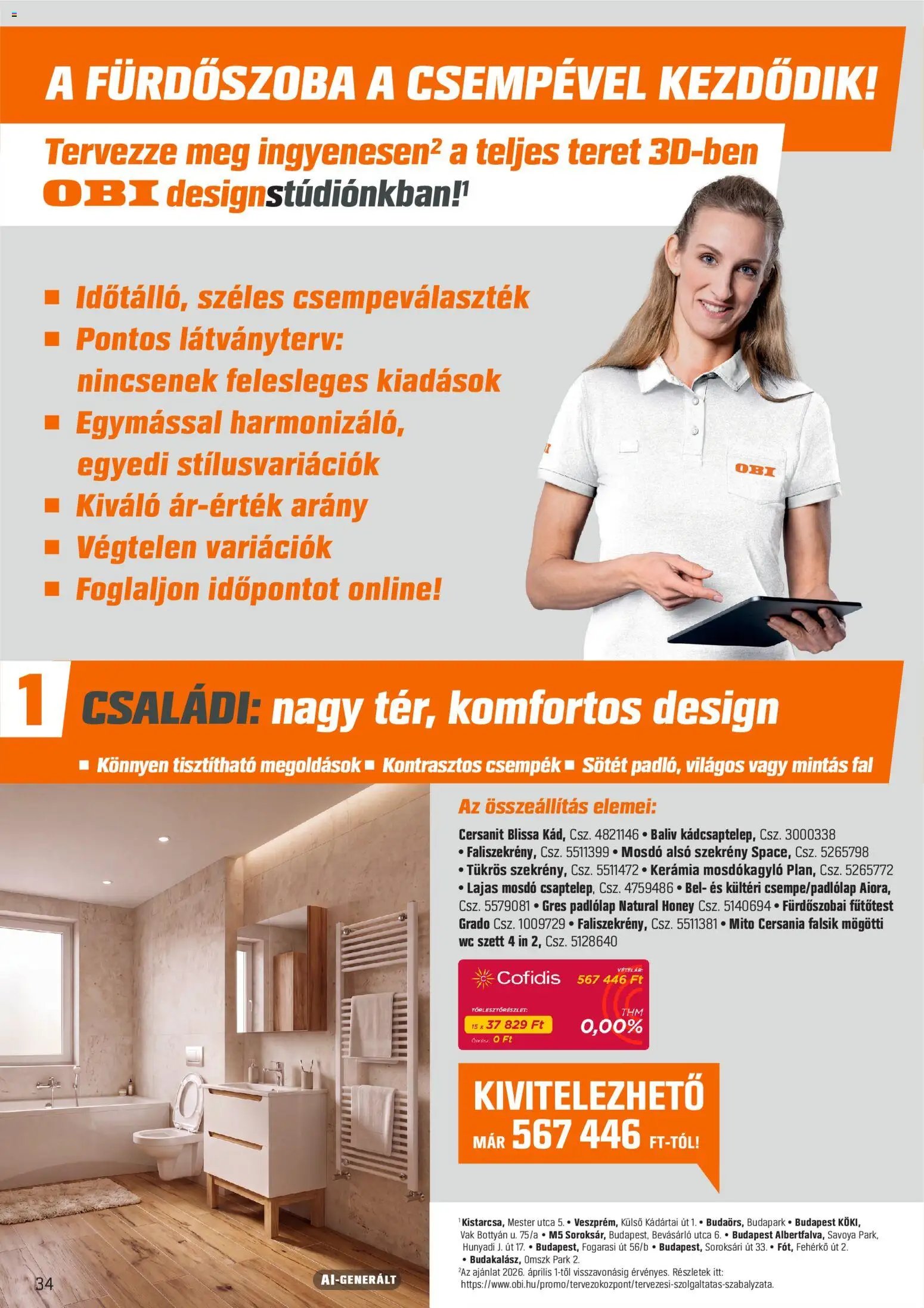 OBI akciós újság Kiskunhalas