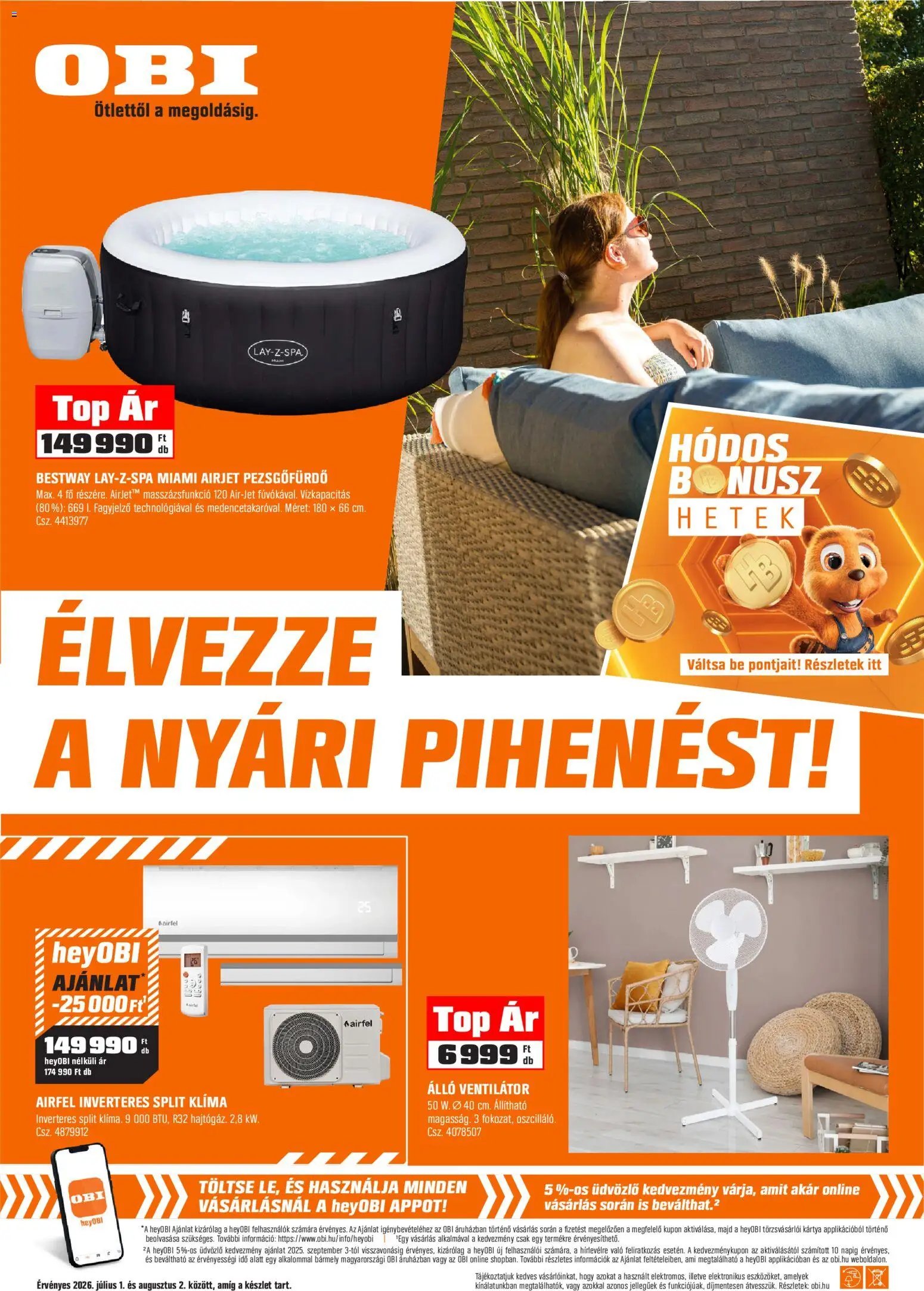 OBI akciós újság Nagykanizsa