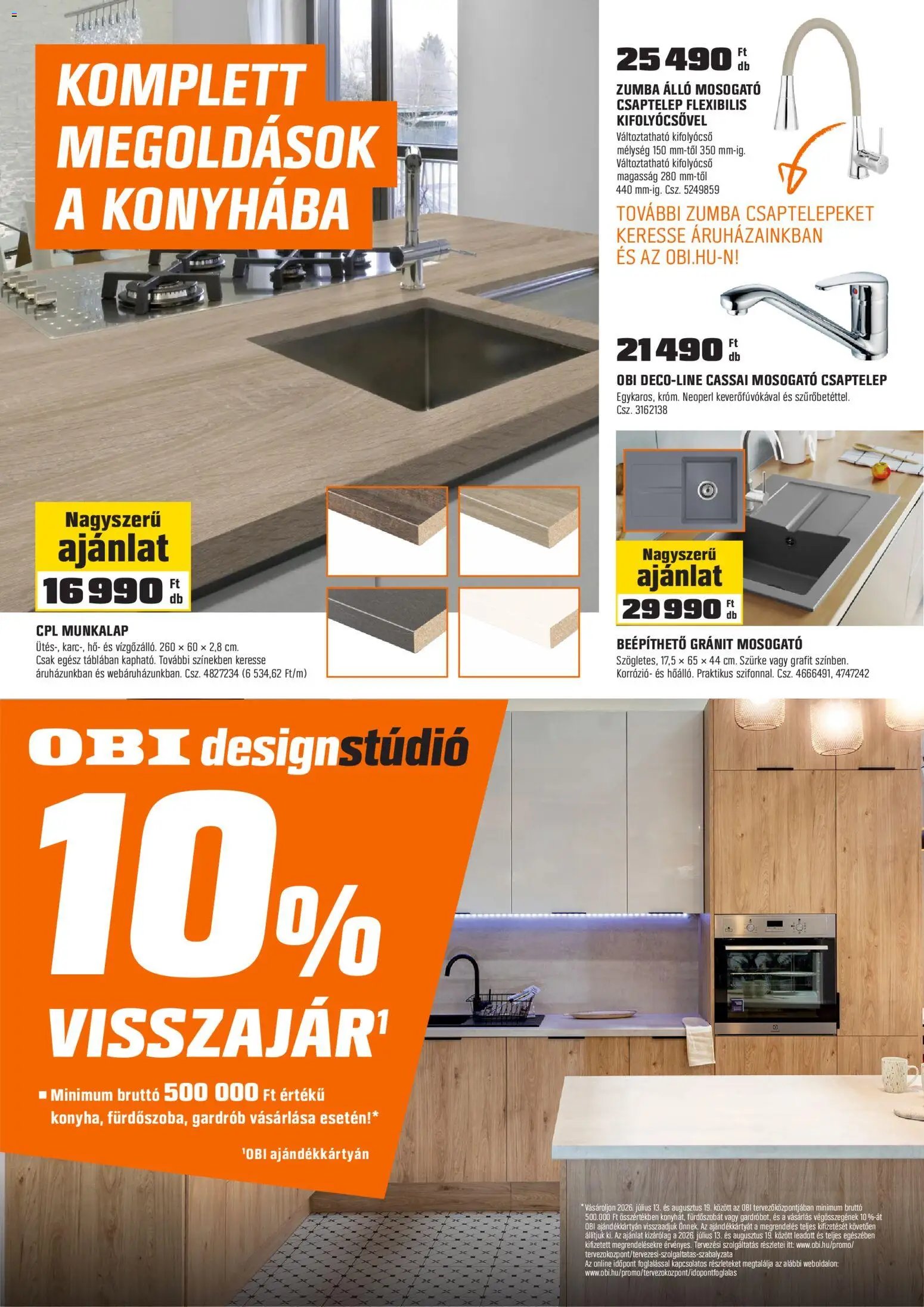 OBI akciós újság Nagykanizsa