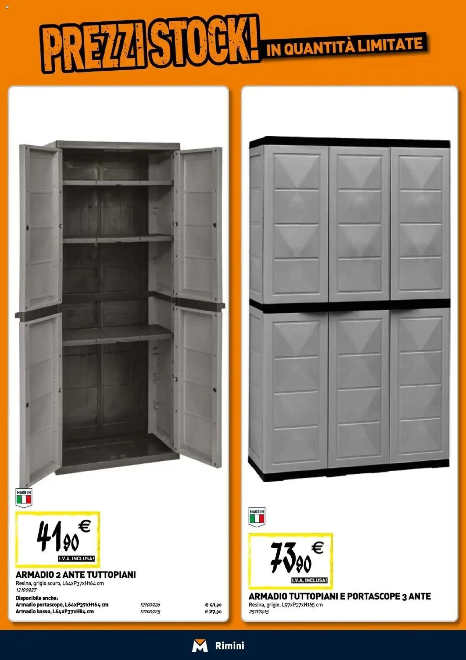 TECNOMAT - Straordinari prezzi stock!