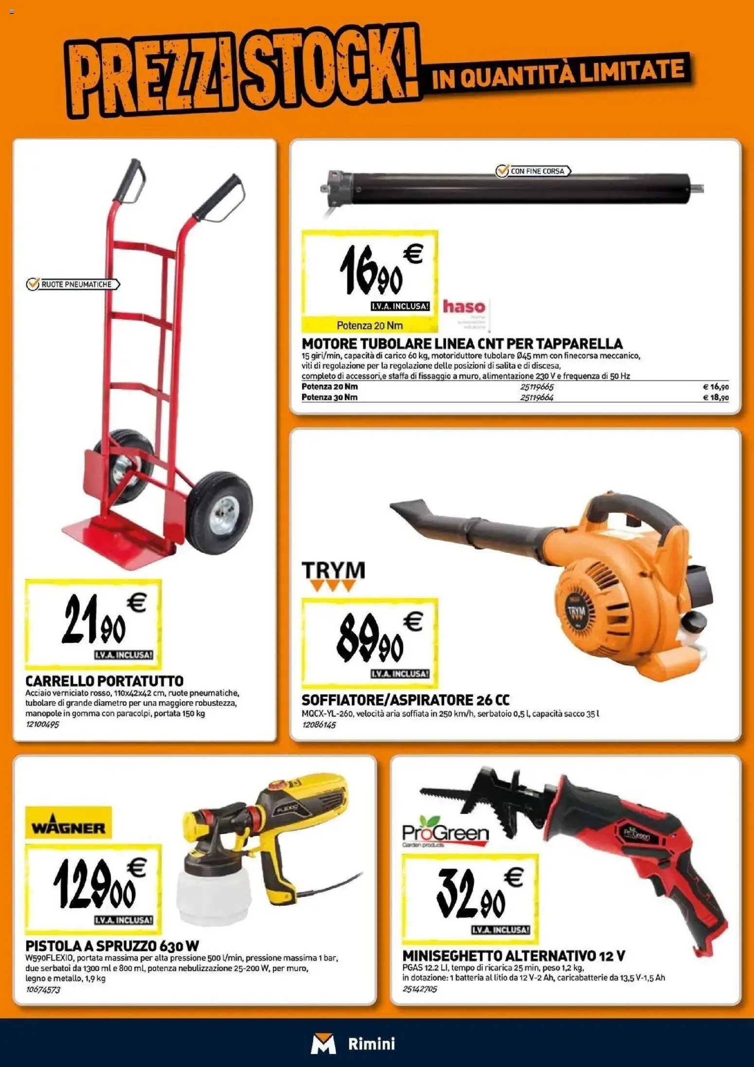 TECNOMAT - Straordinari prezzi stock!