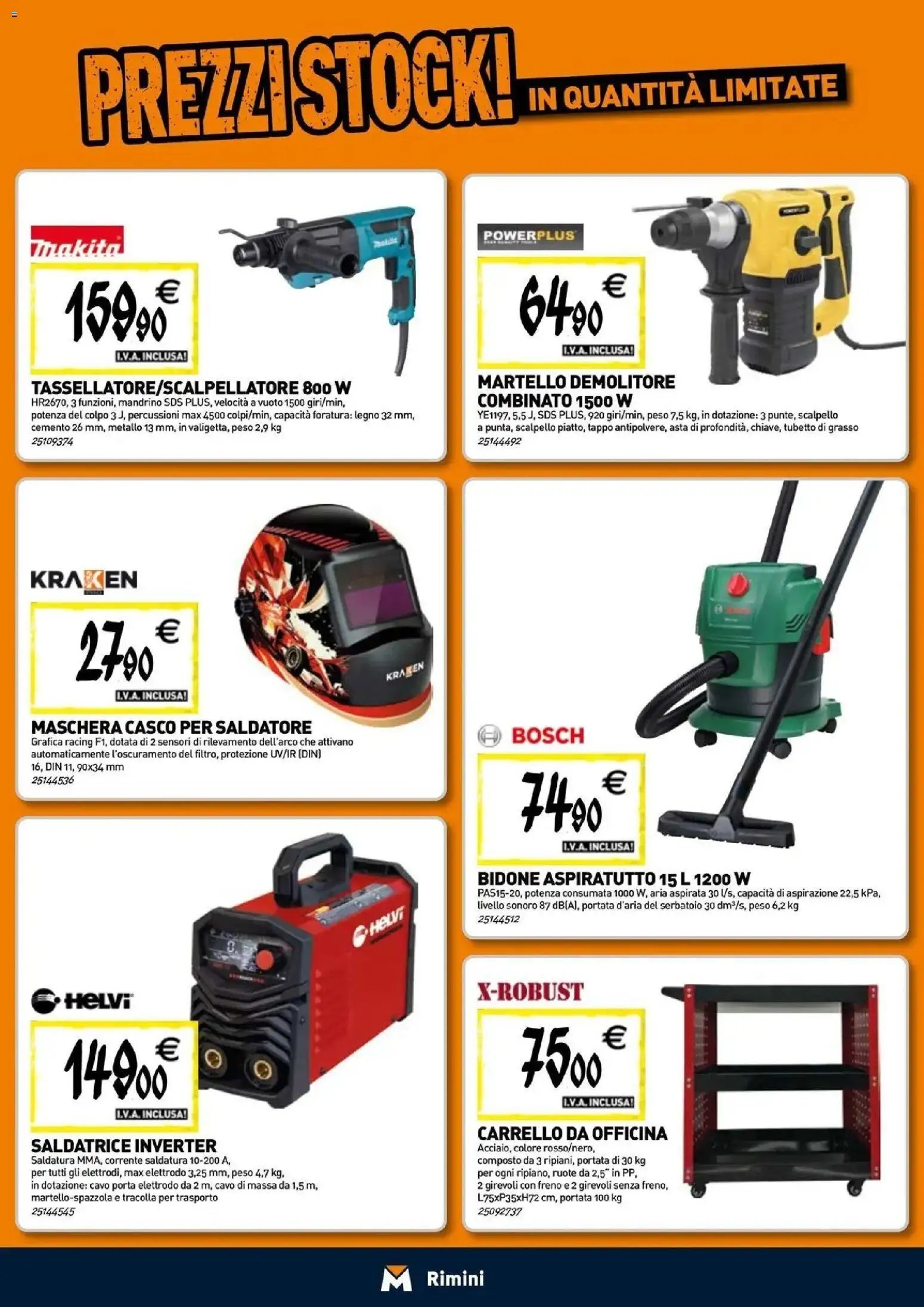 TECNOMAT - Straordinari prezzi stock!