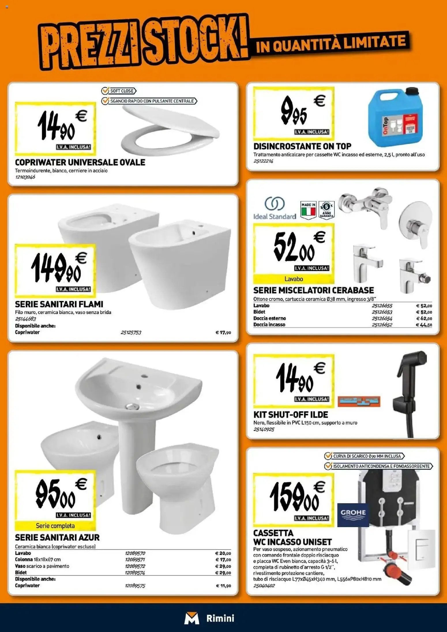 TECNOMAT - Straordinari prezzi stock!