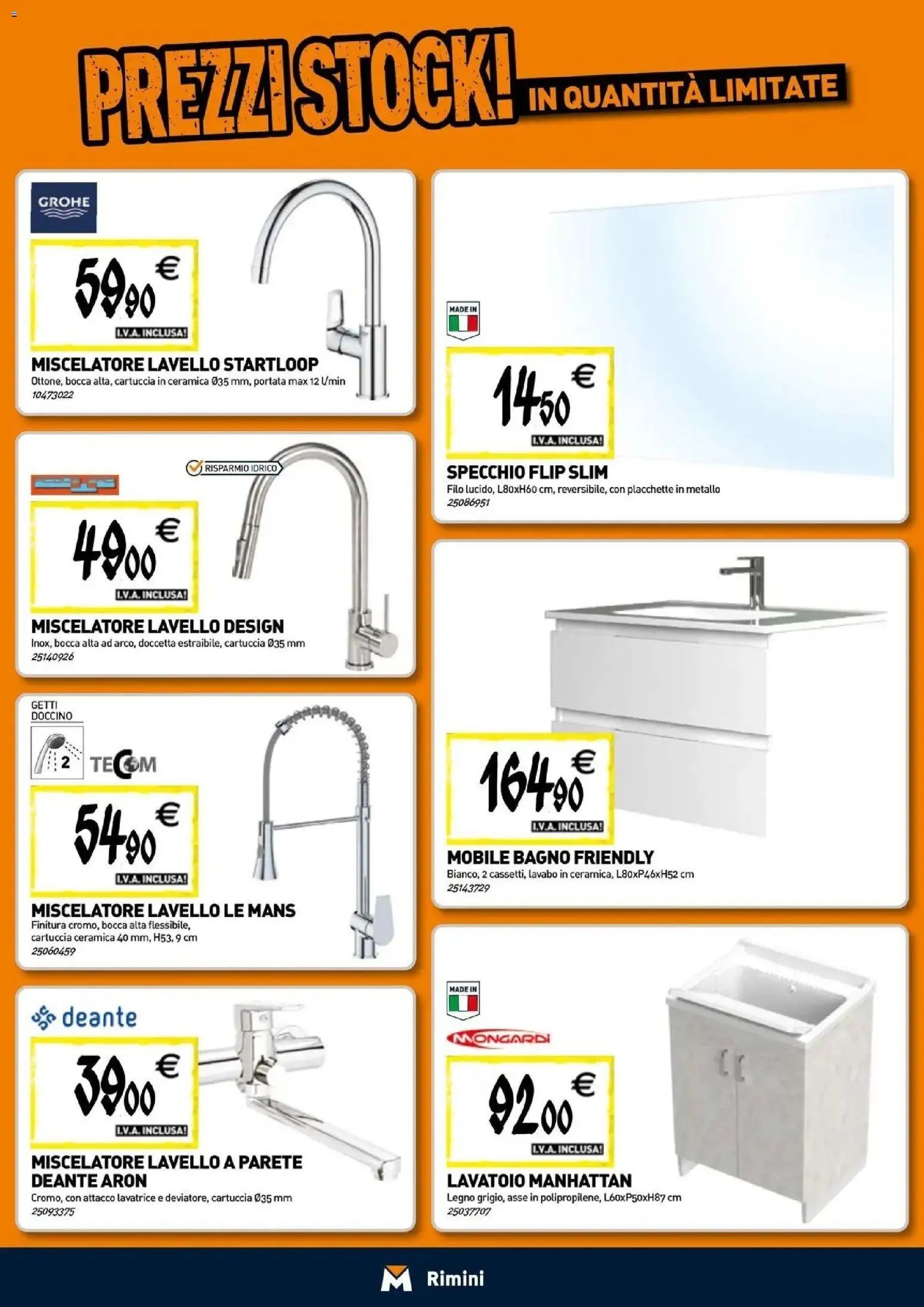 TECNOMAT - Straordinari prezzi stock!