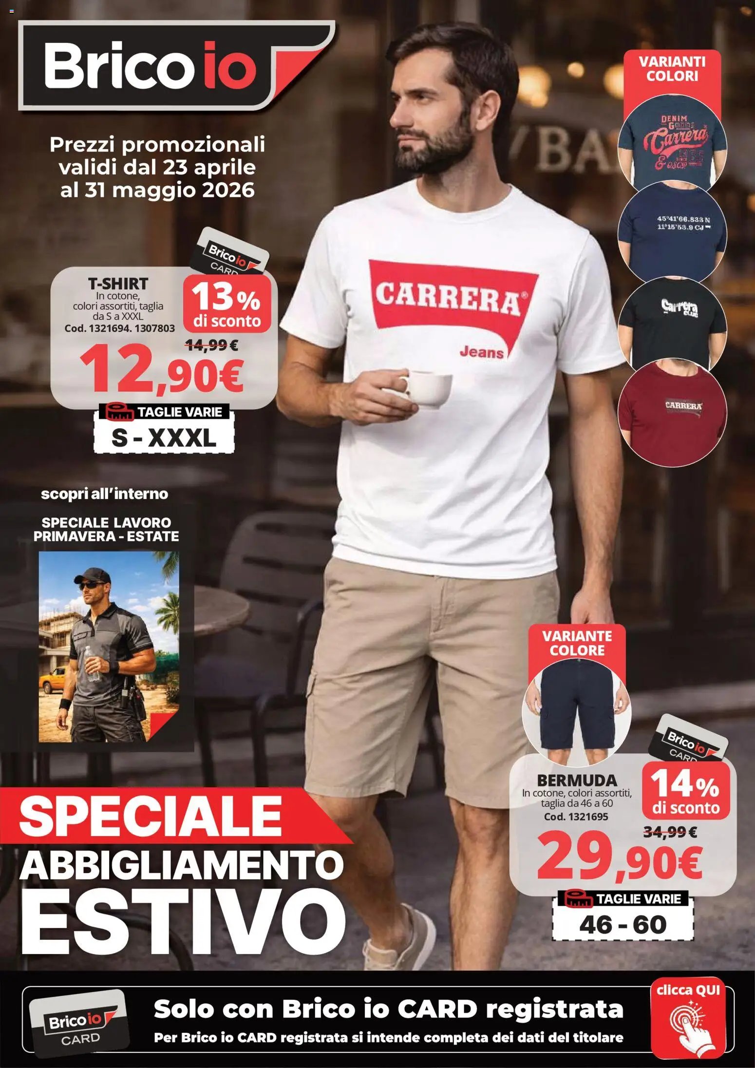 Brico io volantino Abbigliamento Cremona (2026-04-23 - 2026-05-31)