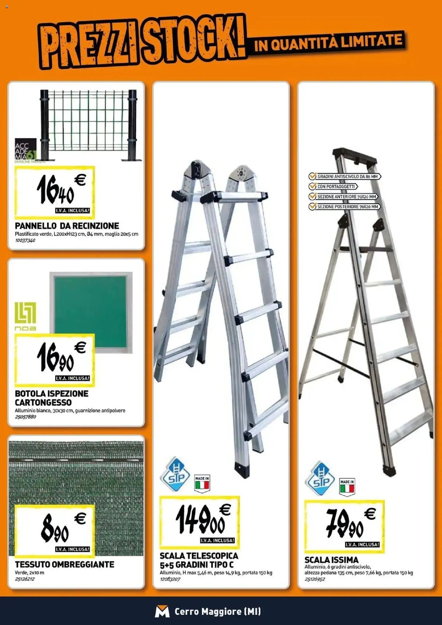 TECNOMAT - Straordinari prezzi stock!