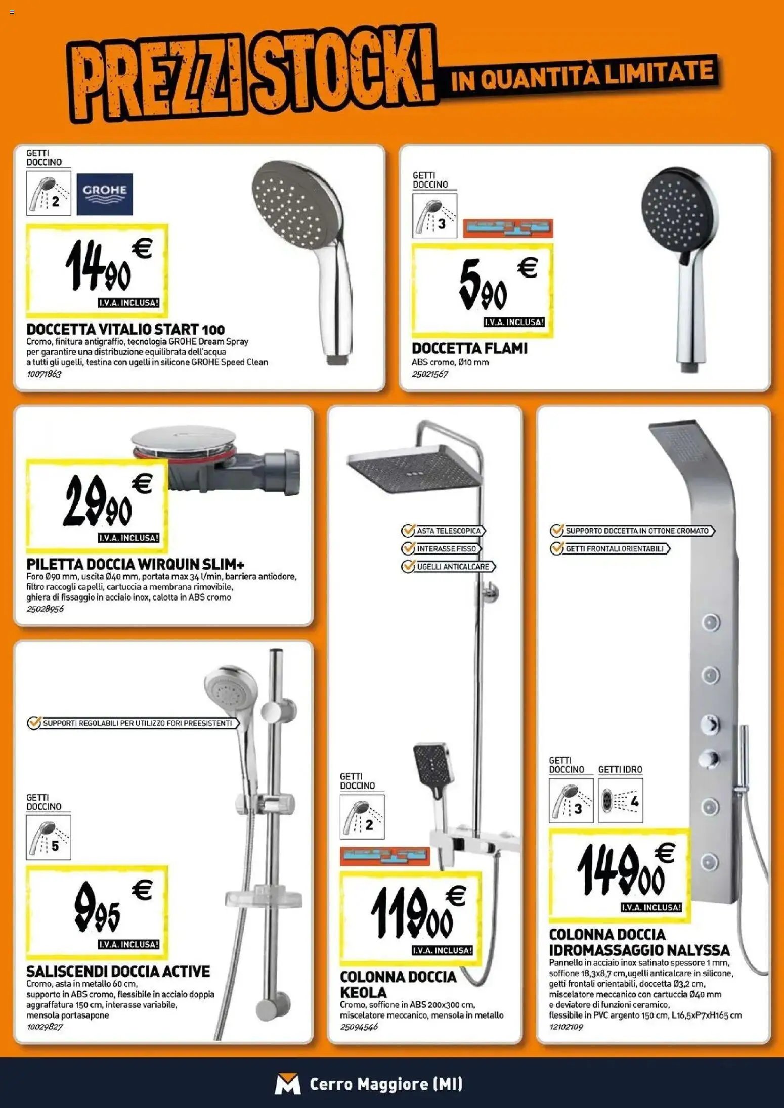 TECNOMAT - Straordinari prezzi stock!