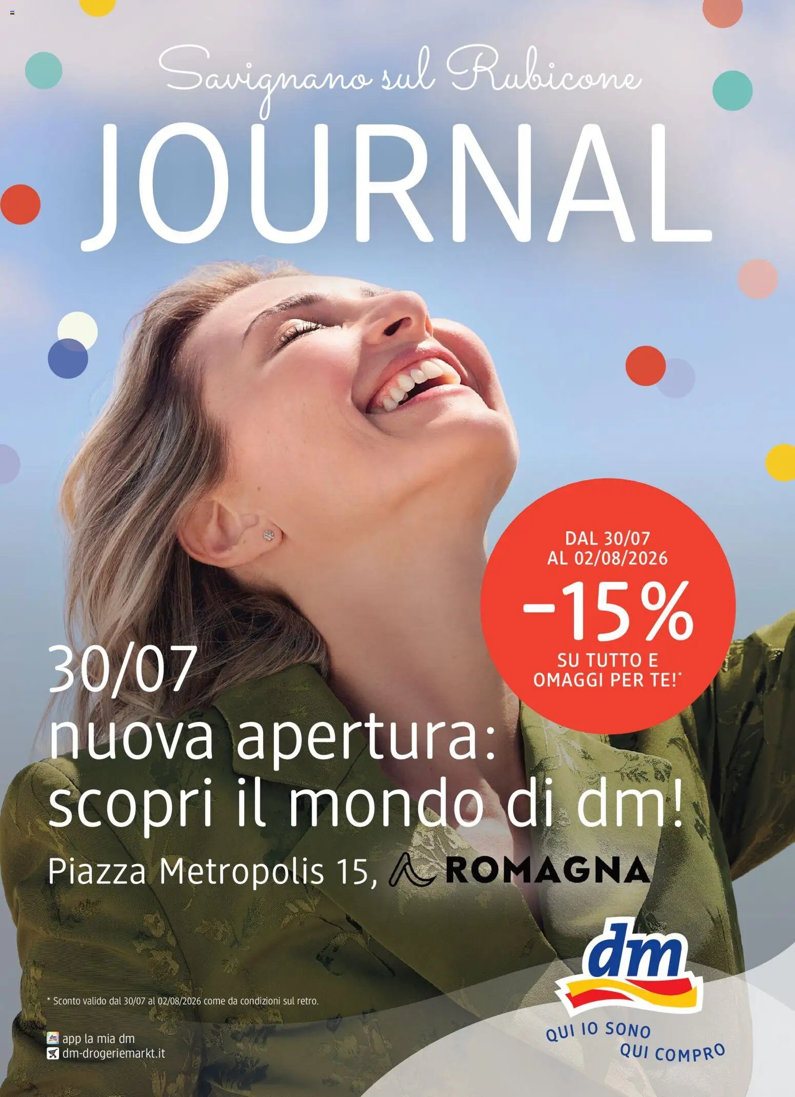 dm drogerie markt volantino Apertura Savignano sul Rubicone