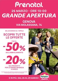 Prenatal volantino Nuova Apertura Genova (2026-03-26 - 2026-04-07)