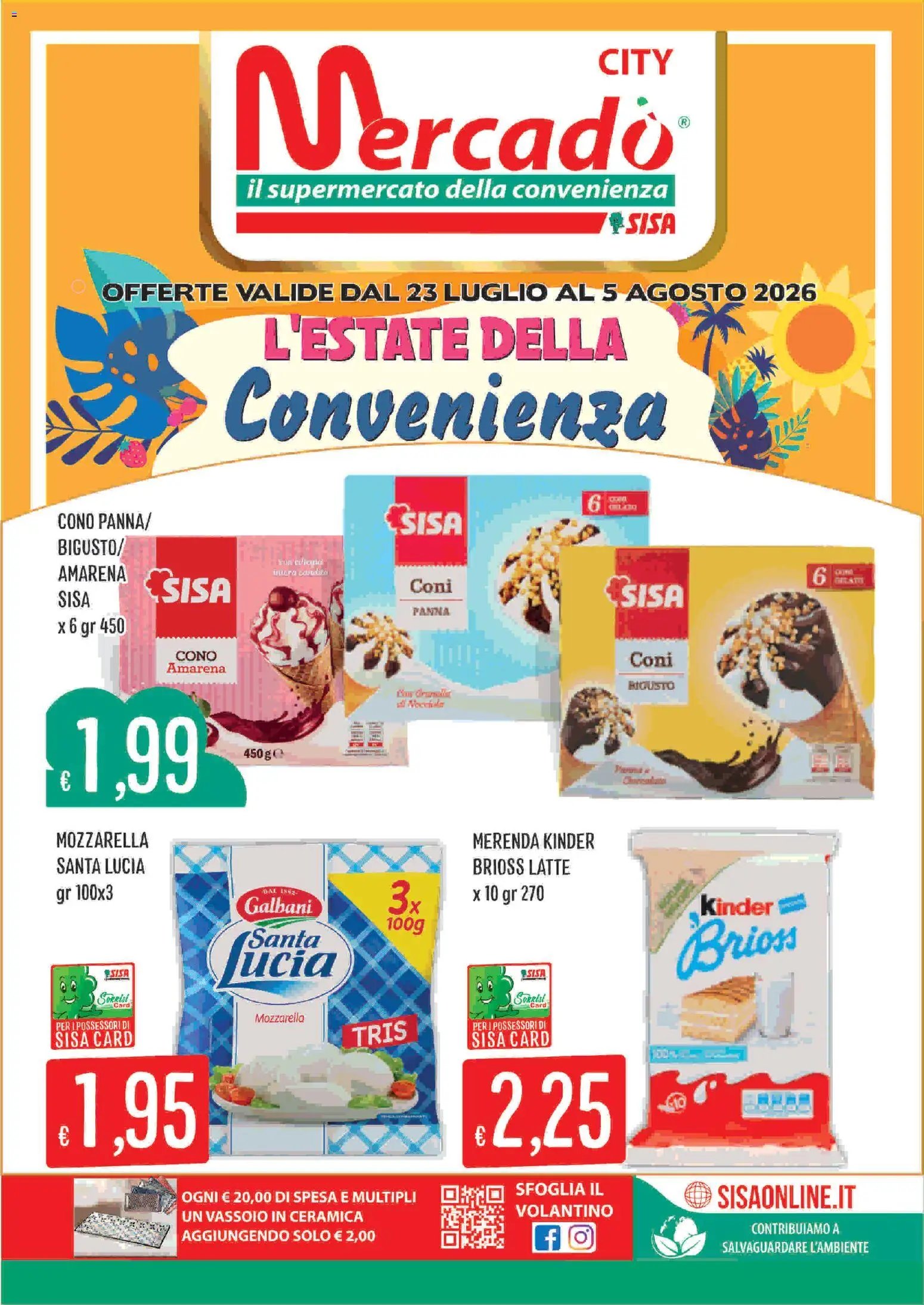 SISA volantino Mercadò City