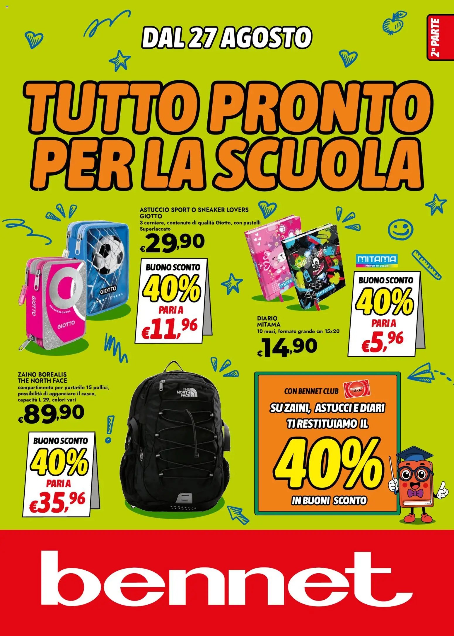 bennet volantino Scuola