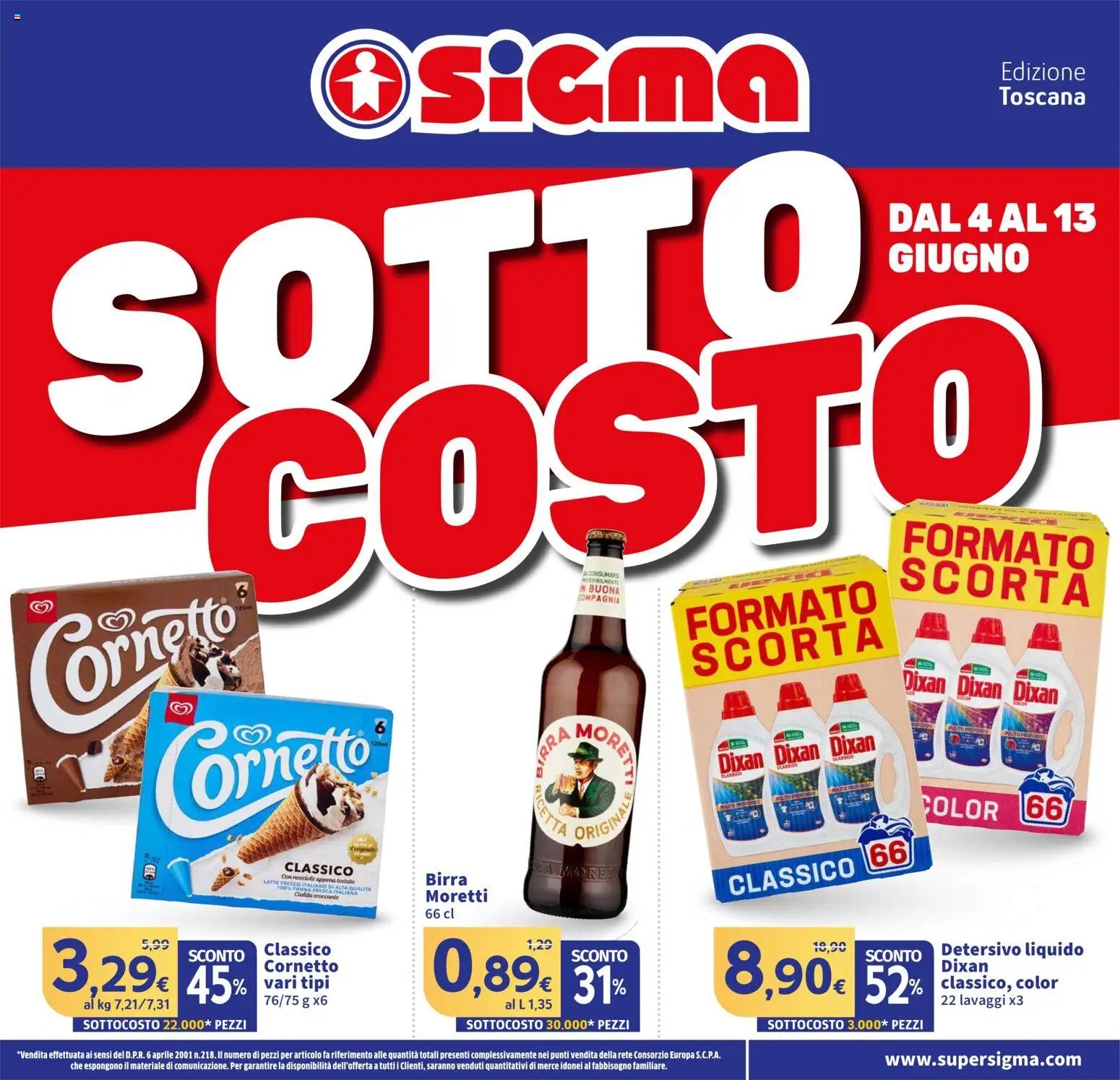 SIGMA volantino Toscana