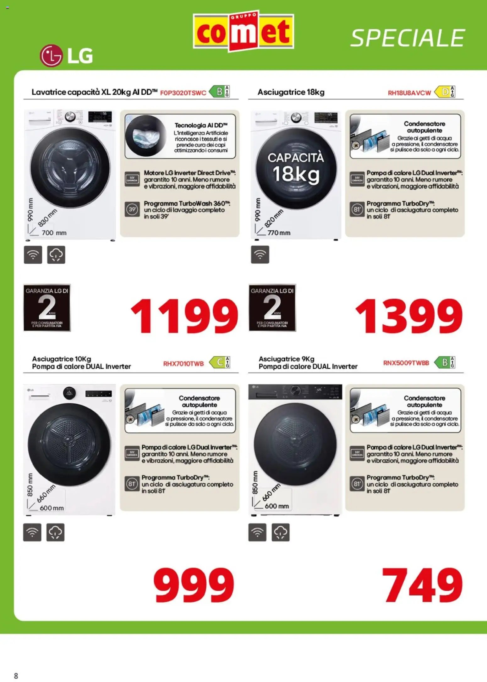 Comet volantino LG