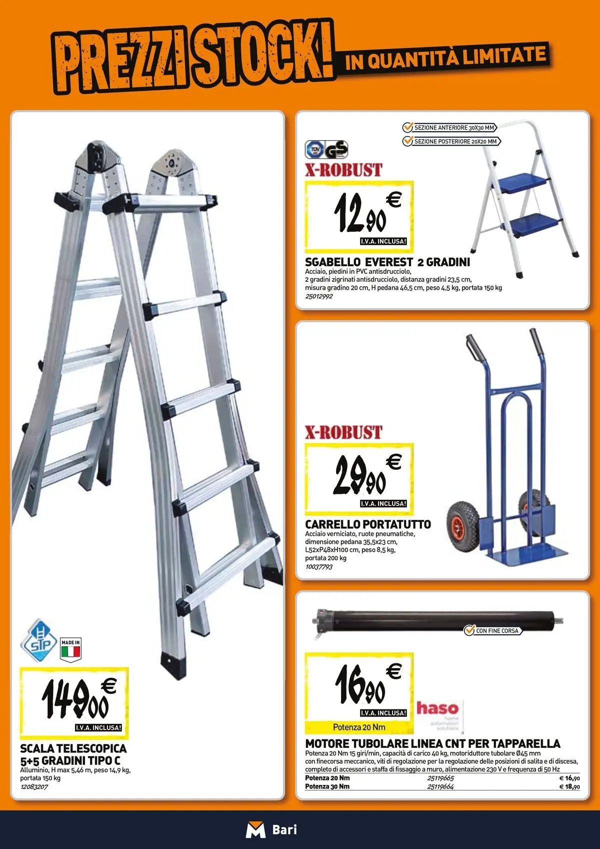 TECNOMAT - Straordinari prezzi stock!