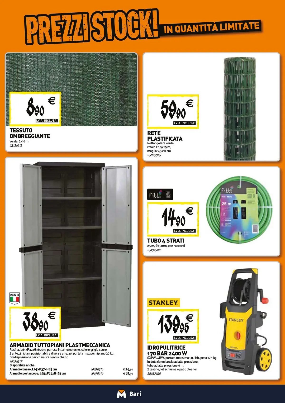 TECNOMAT - Straordinari prezzi stock!