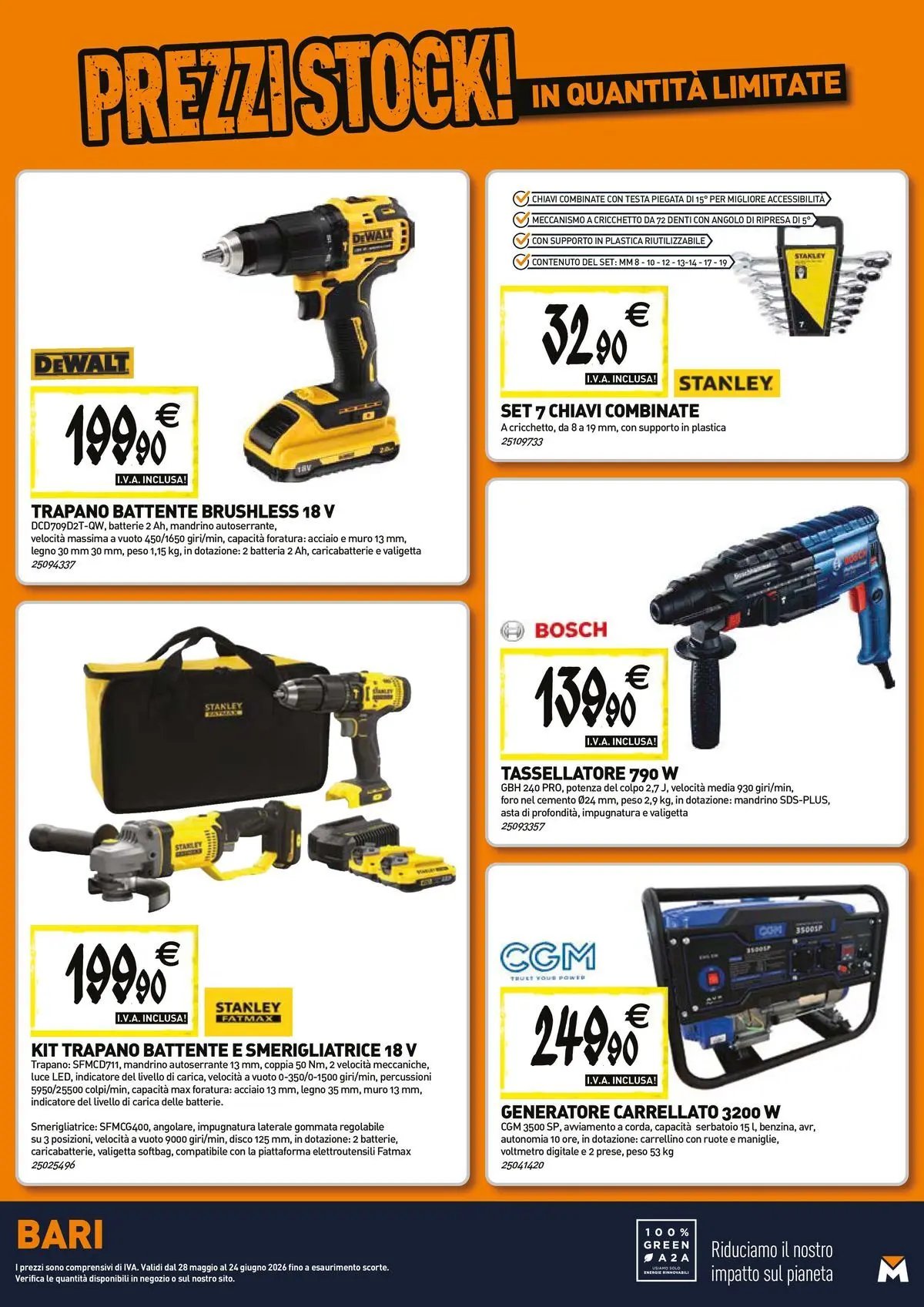 TECNOMAT - Straordinari prezzi stock!