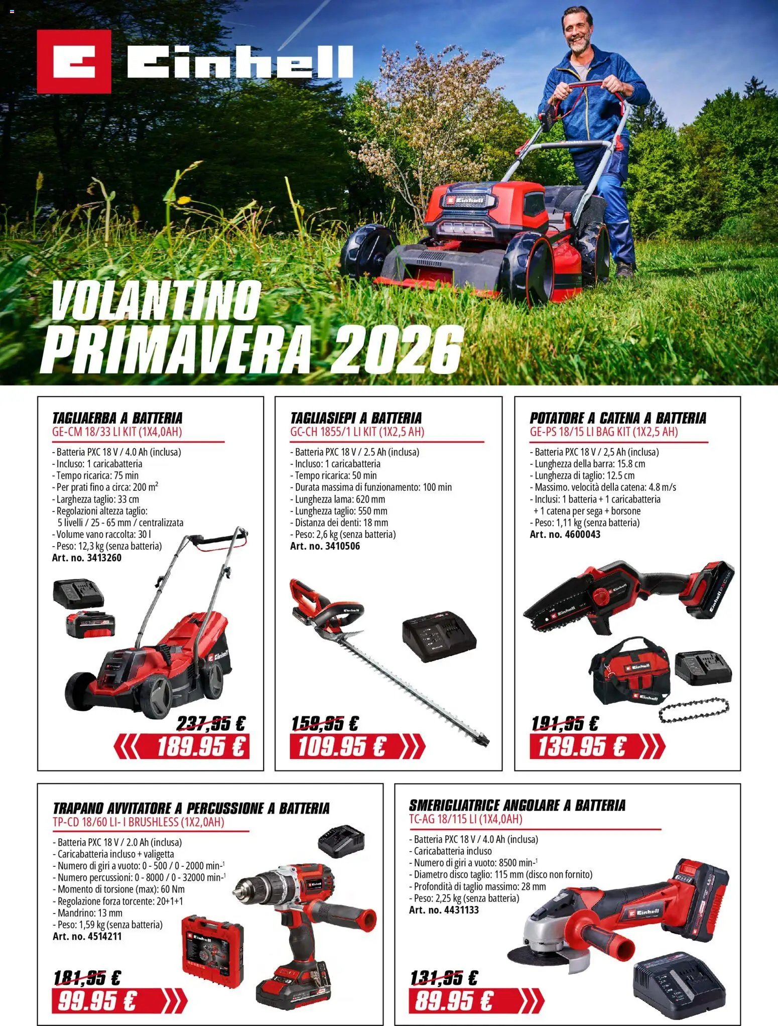 Volantino Einhell	 (2026-02-02 - 2026-05-31)
