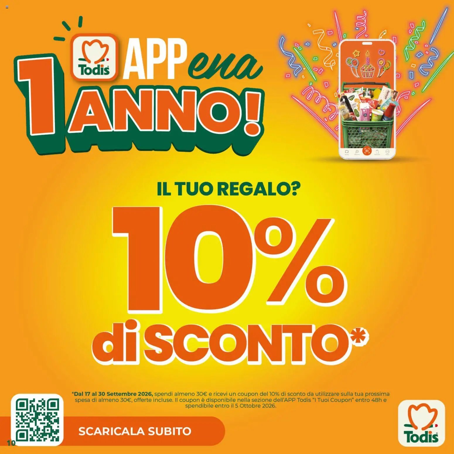 Todis volantino Lazio