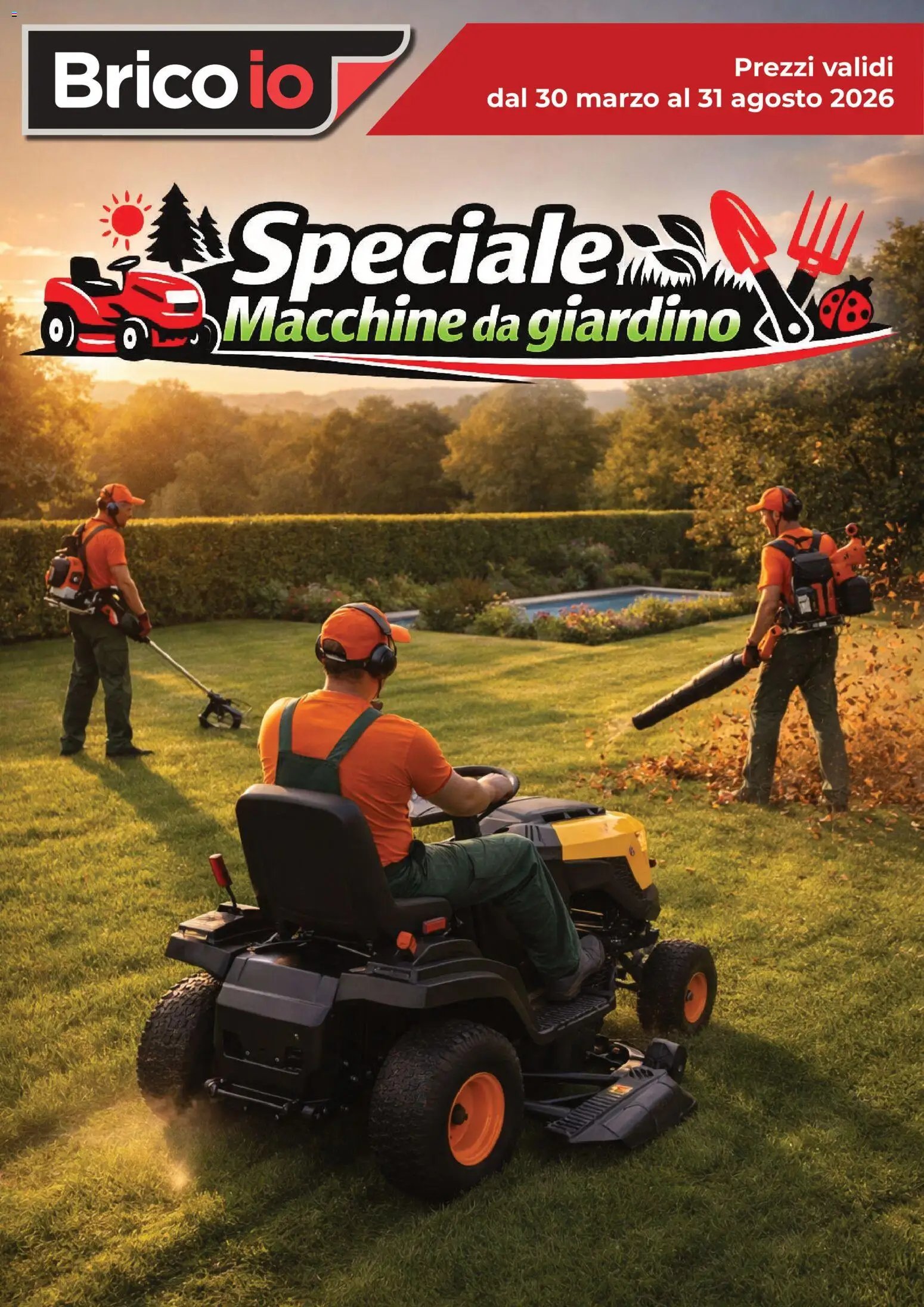 Brico io volantino Macchine da giardino (2026-03-30 - 2026-08-31)