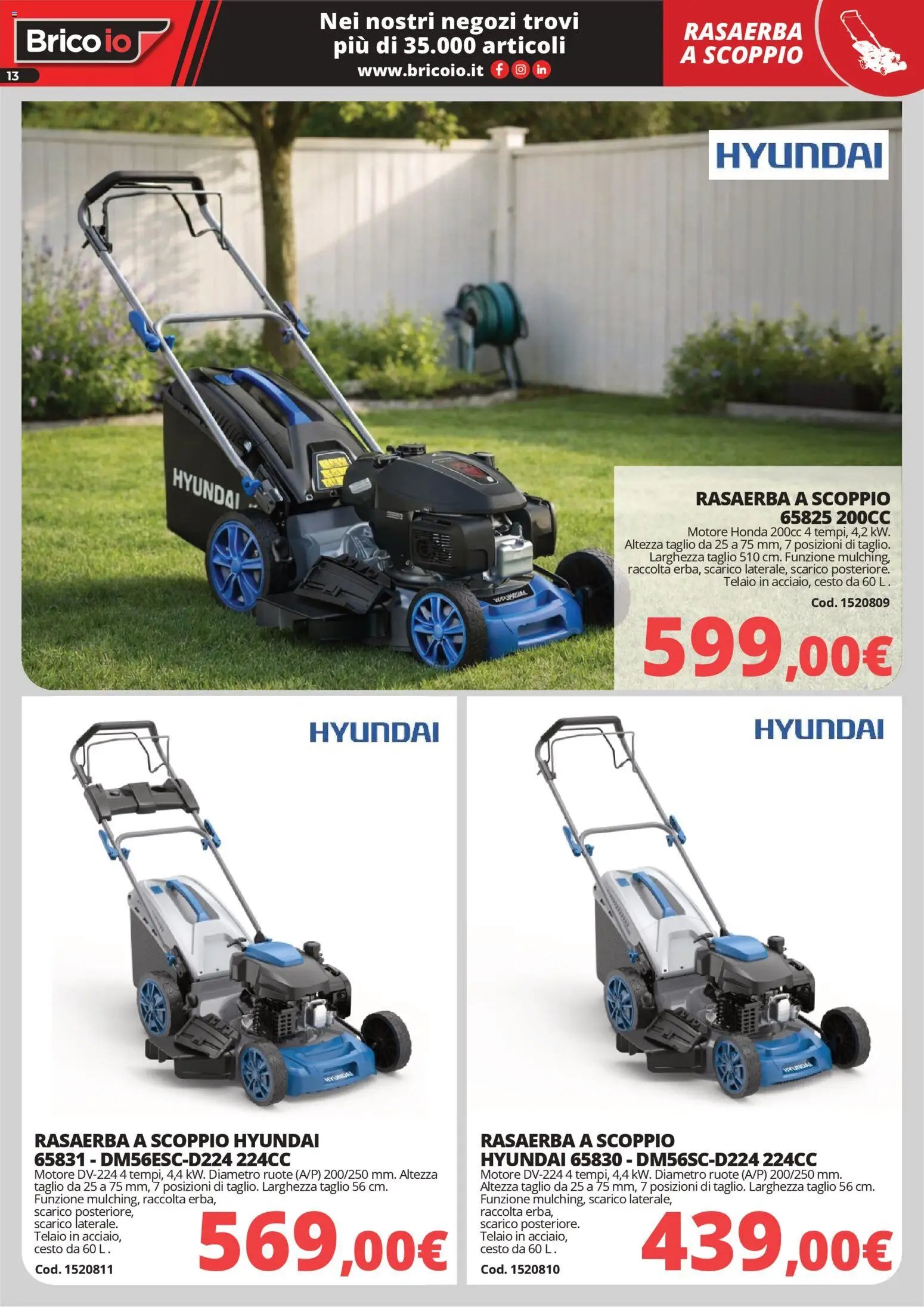 Brico io volantino Macchine da giardino (2026-03-30 - 2026-08-31)