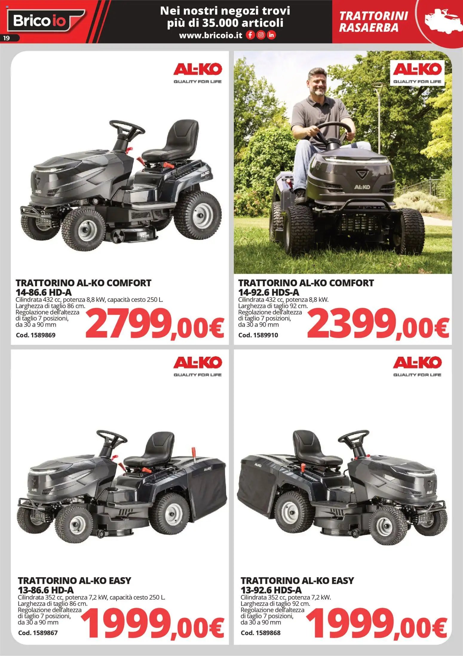 Brico io volantino Macchine da giardino (2026-03-30 - 2026-08-31)