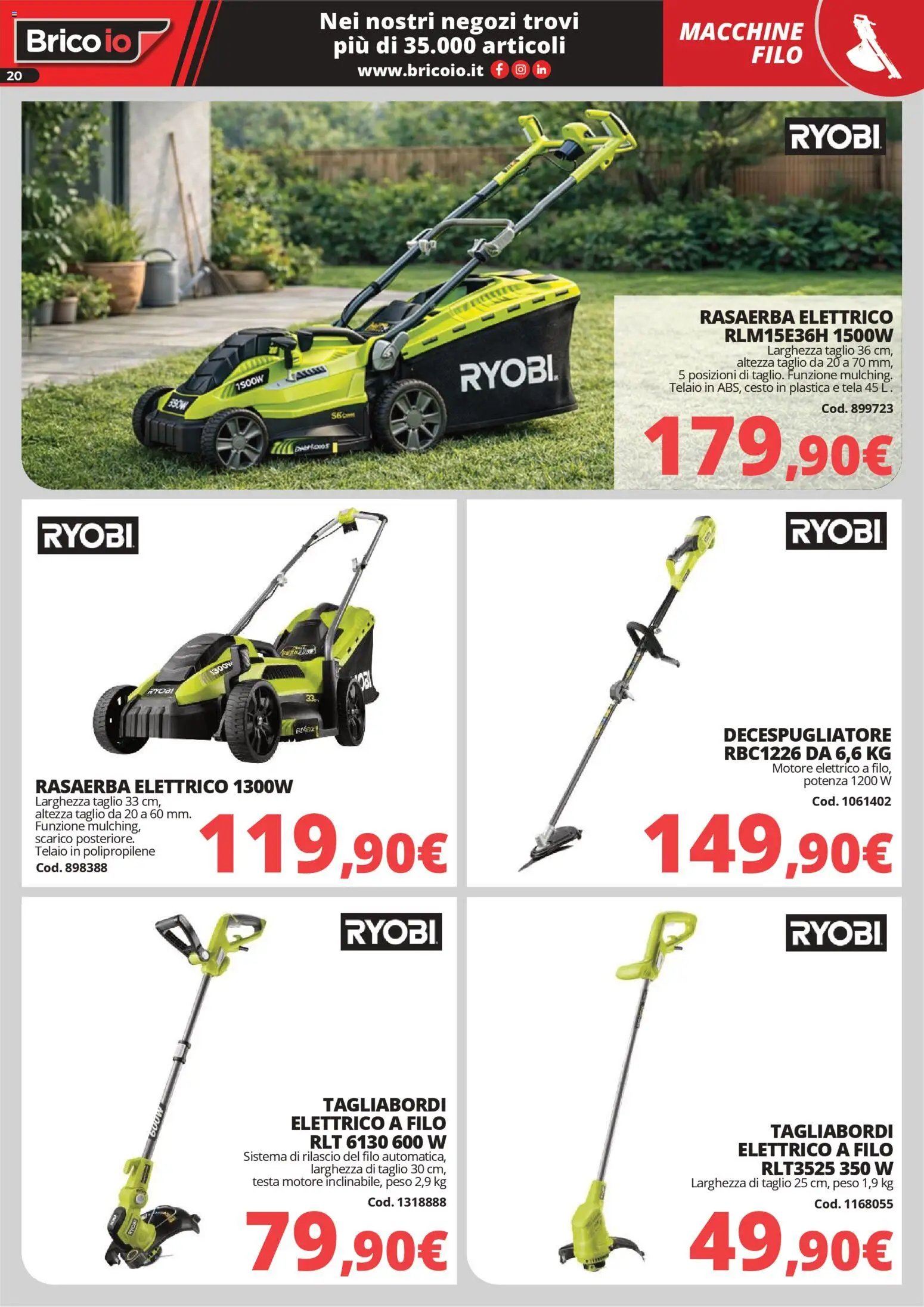 Brico io volantino Macchine da giardino (2026-03-30 - 2026-08-31)