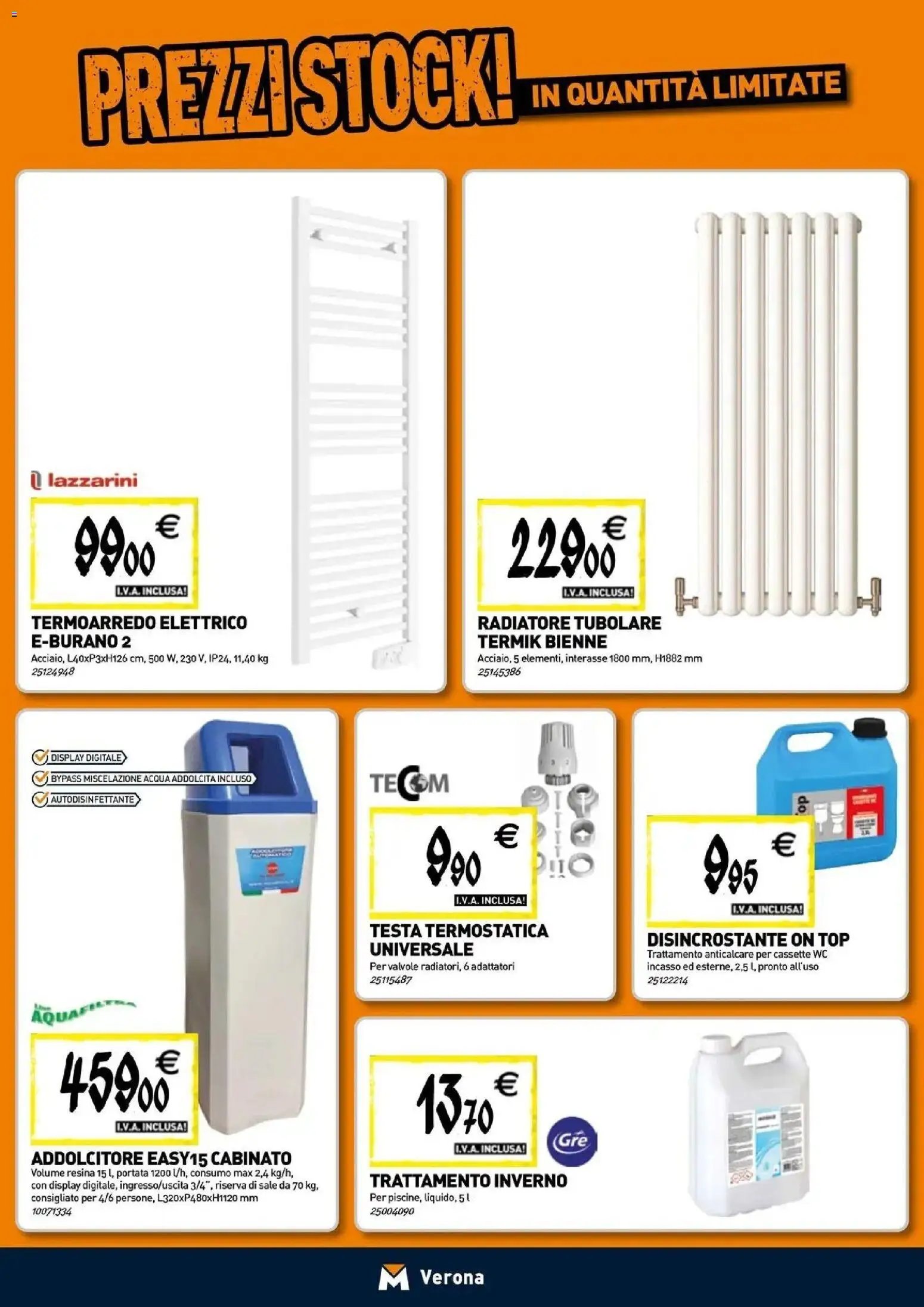 TECNOMAT - Straordinari prezzi stock!