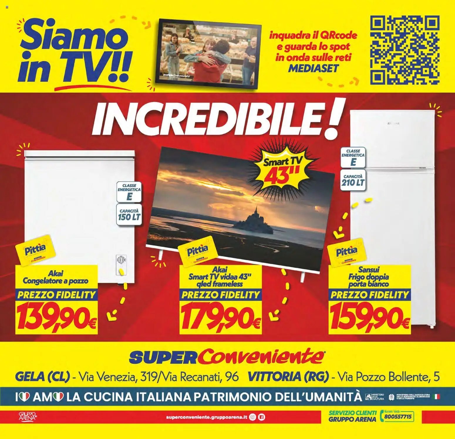SuperConveniente volantino Gela, Vittoria