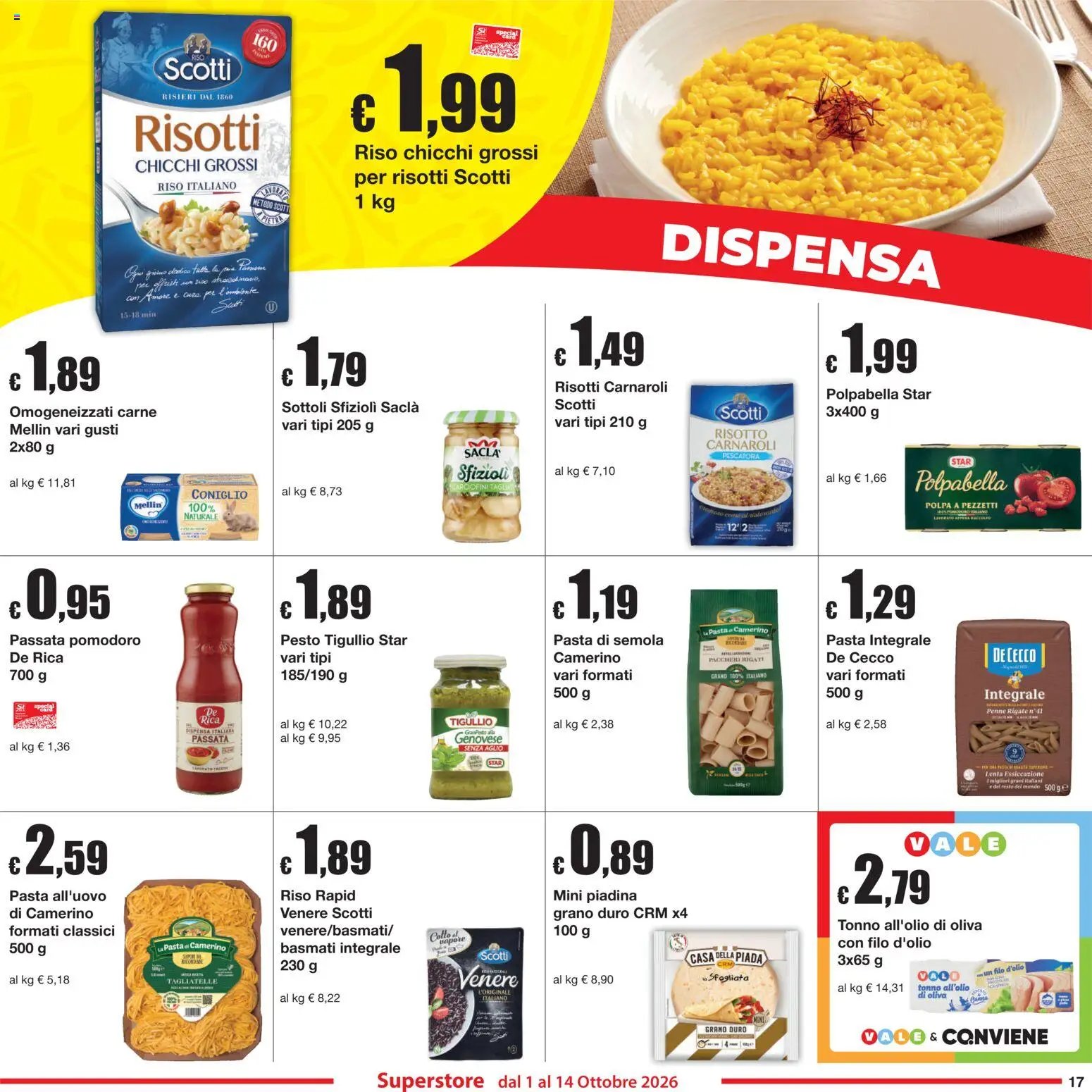 Sì con Te volantino Superstore