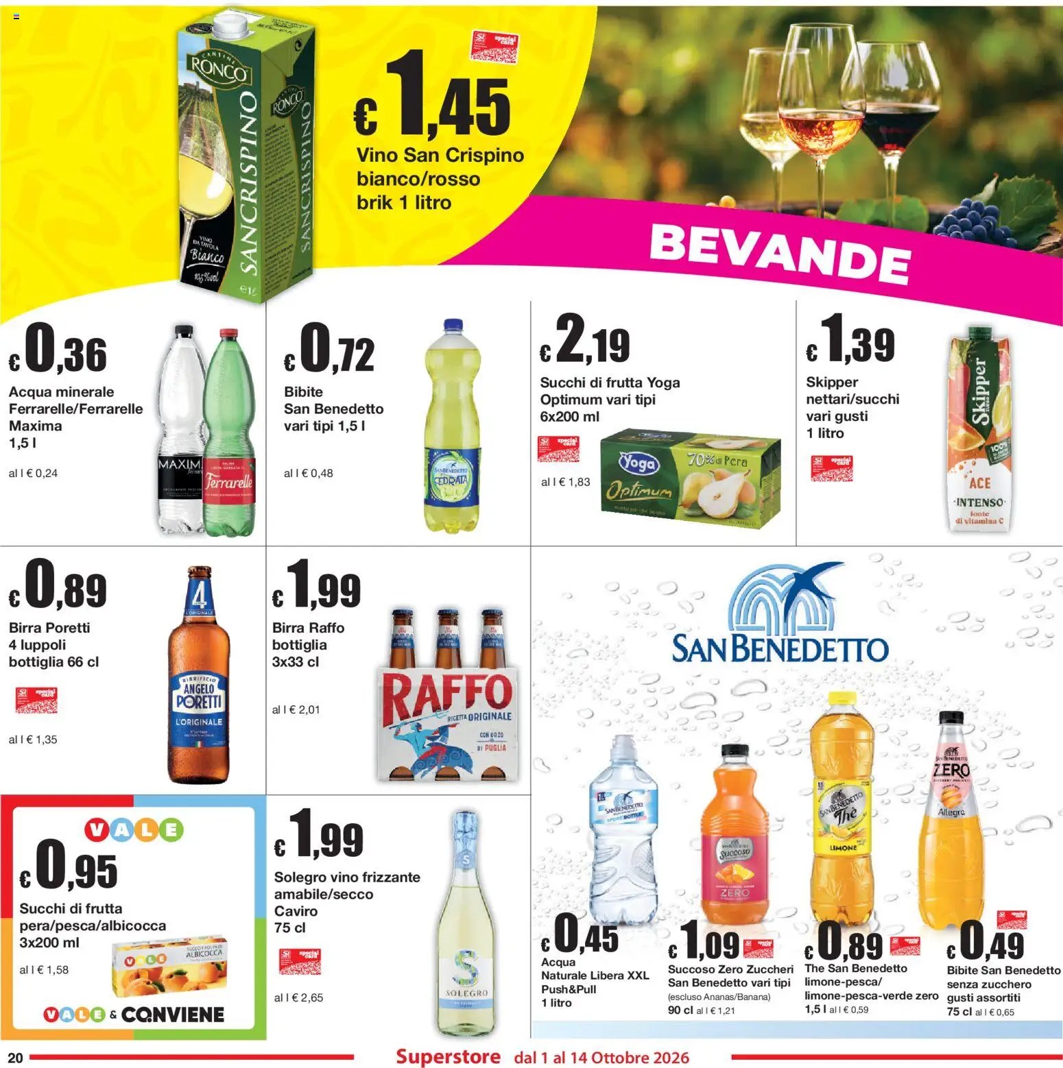 Sì con Te volantino Superstore