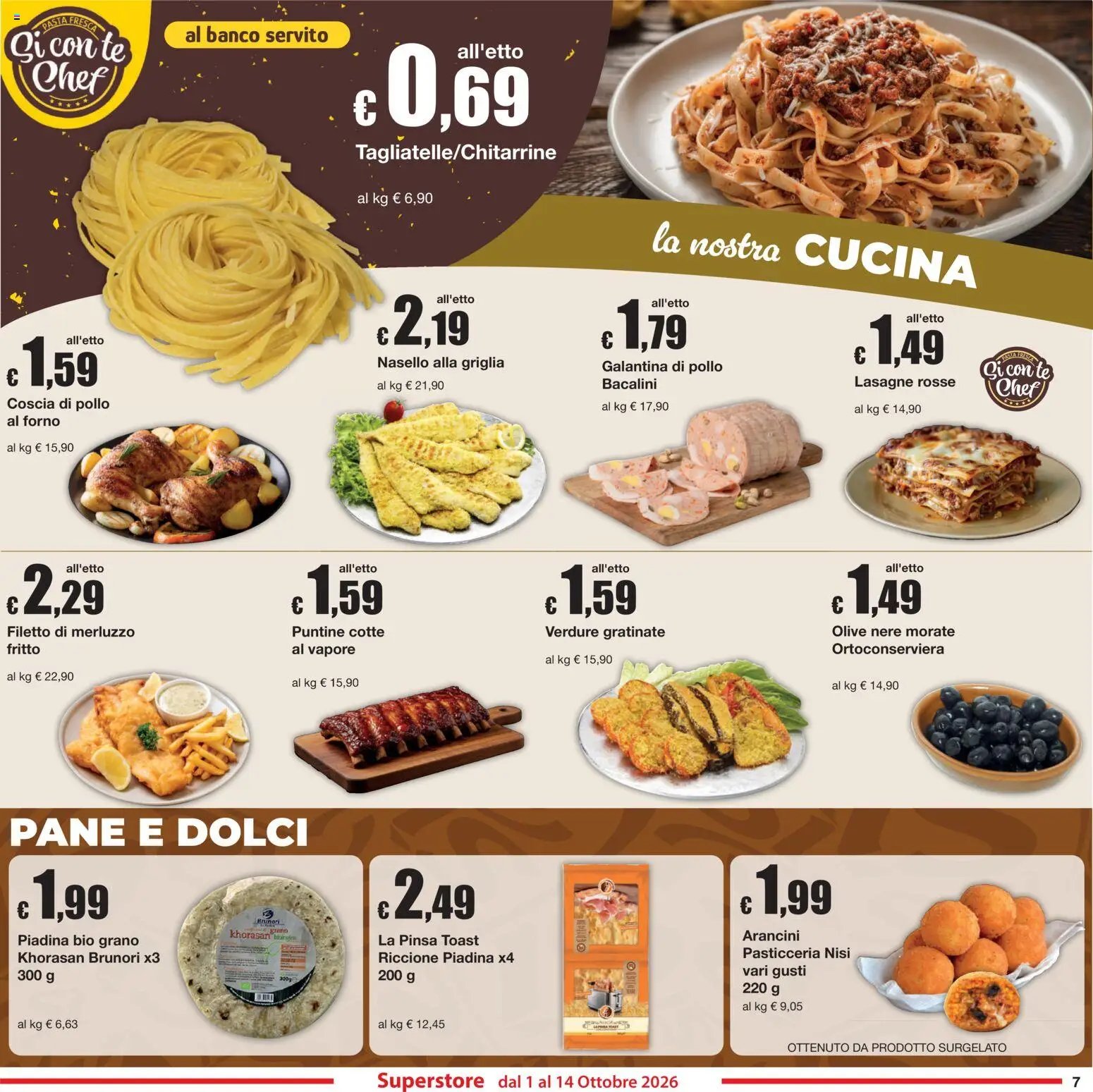 Sì con Te volantino Superstore