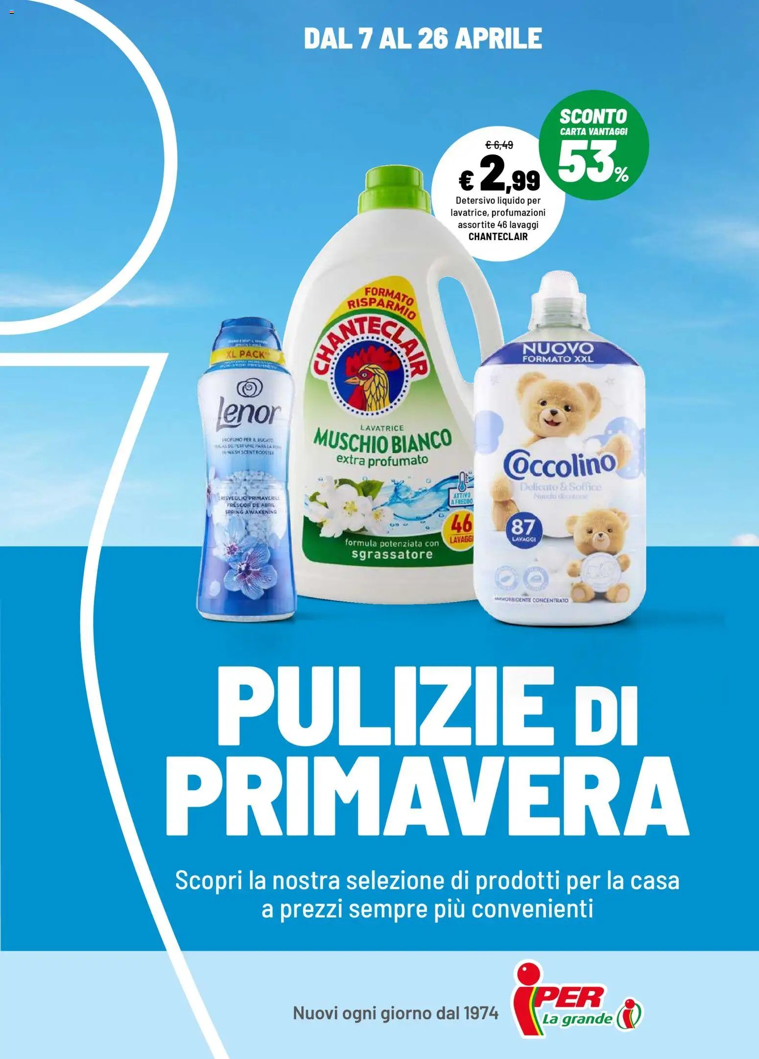 Iper volantino Pulizie di Primavera (2026-04-07 - 2026-04-26)