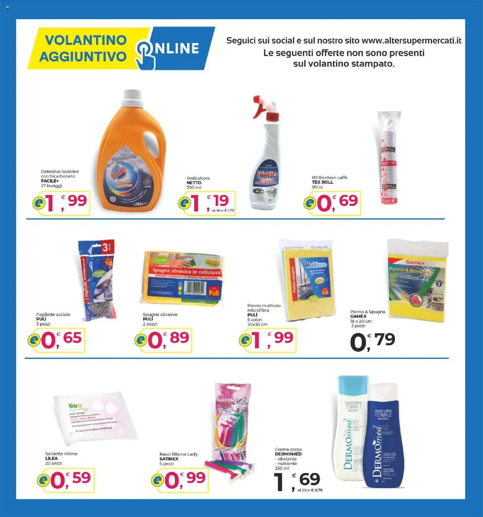 Alter Discount volantino