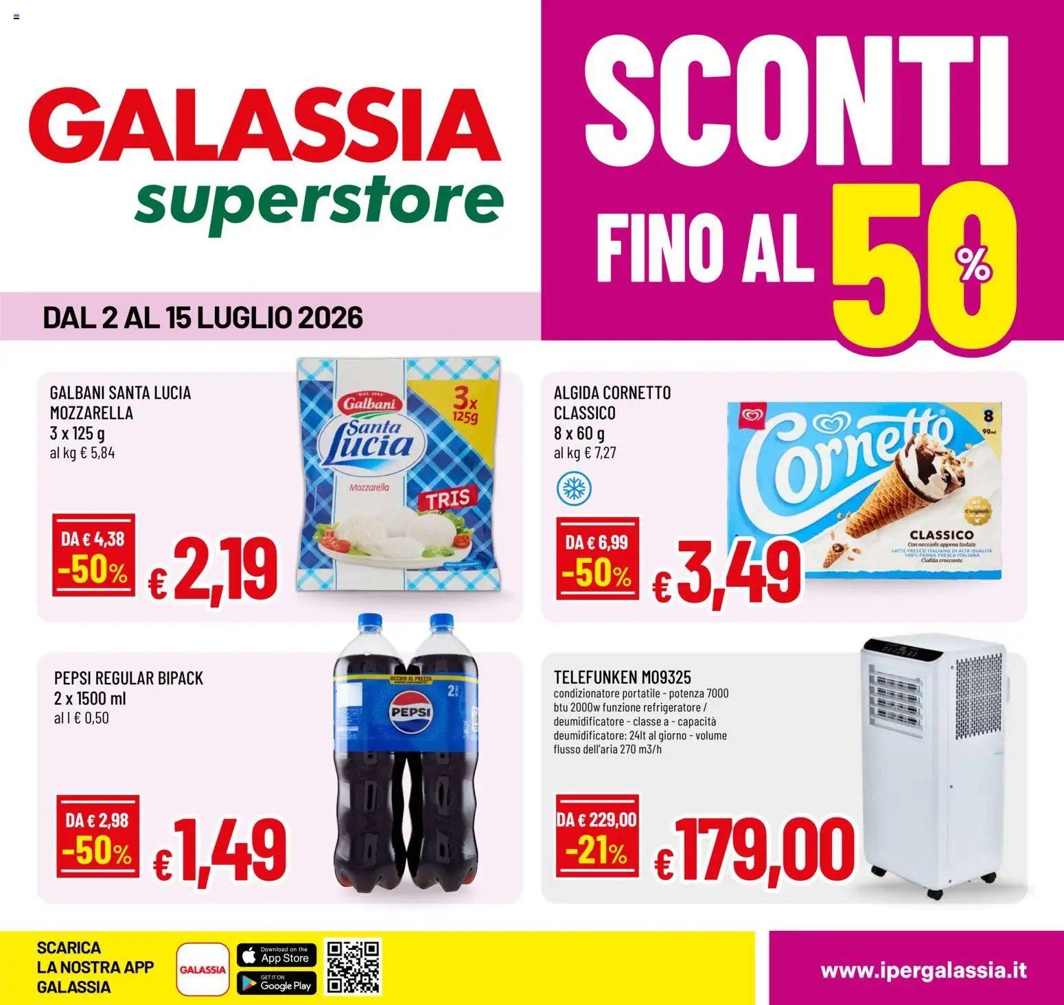 Galassia volantino Superstore