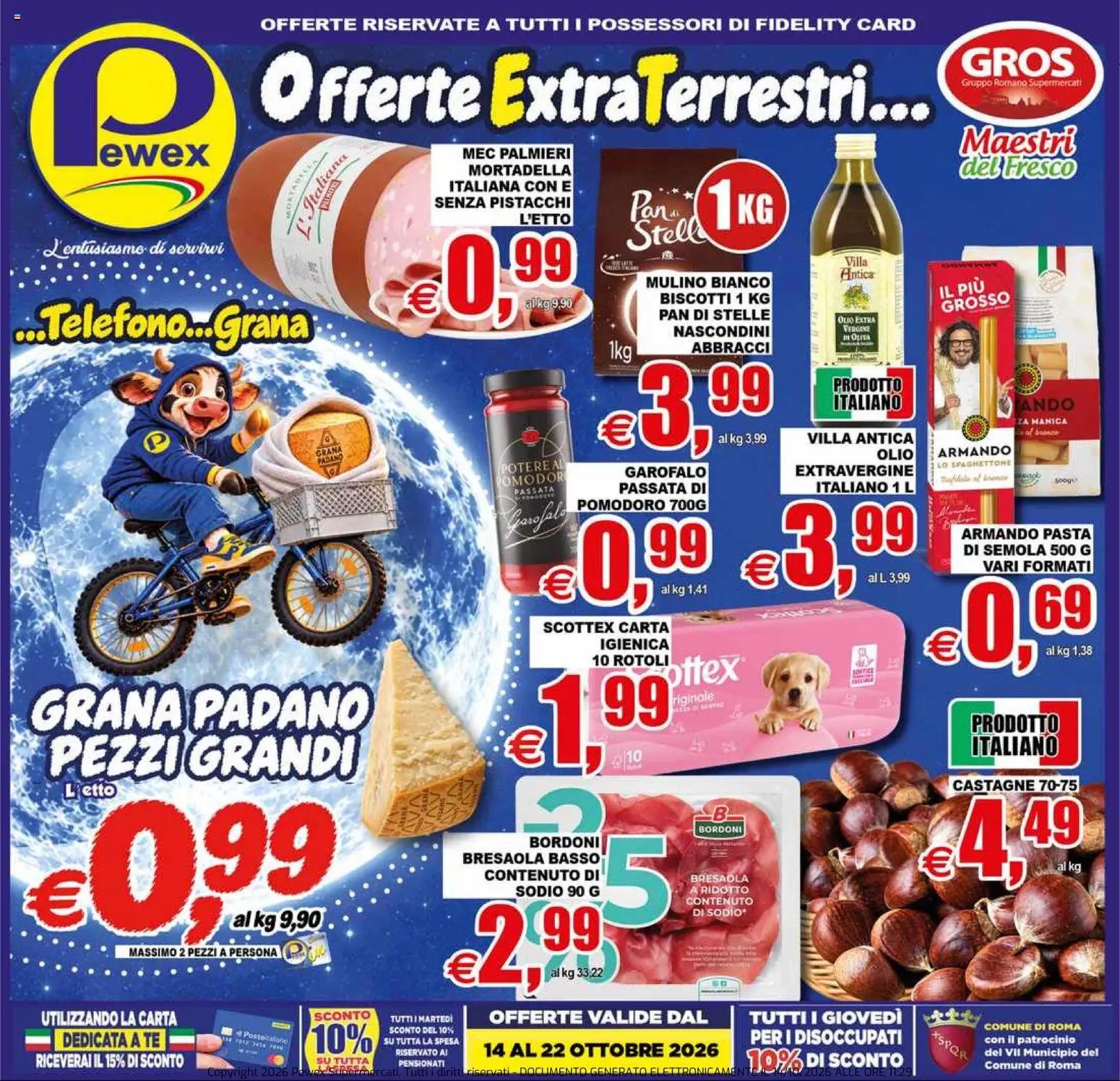 Pewex volantino via Rubicone